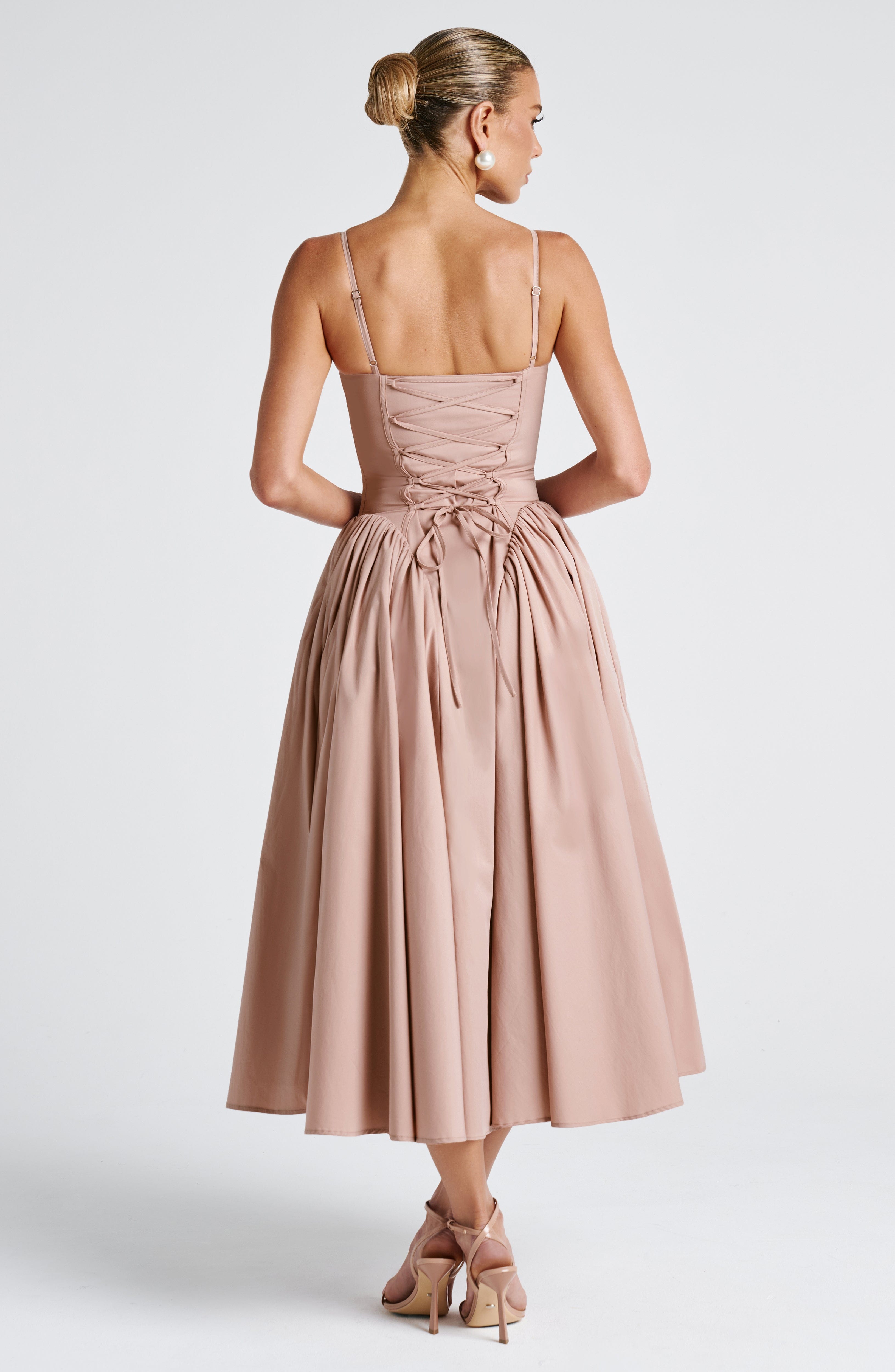 Emerson Midi Dress - Clay Dress Babyboo Fashion Premium Exclusive Design