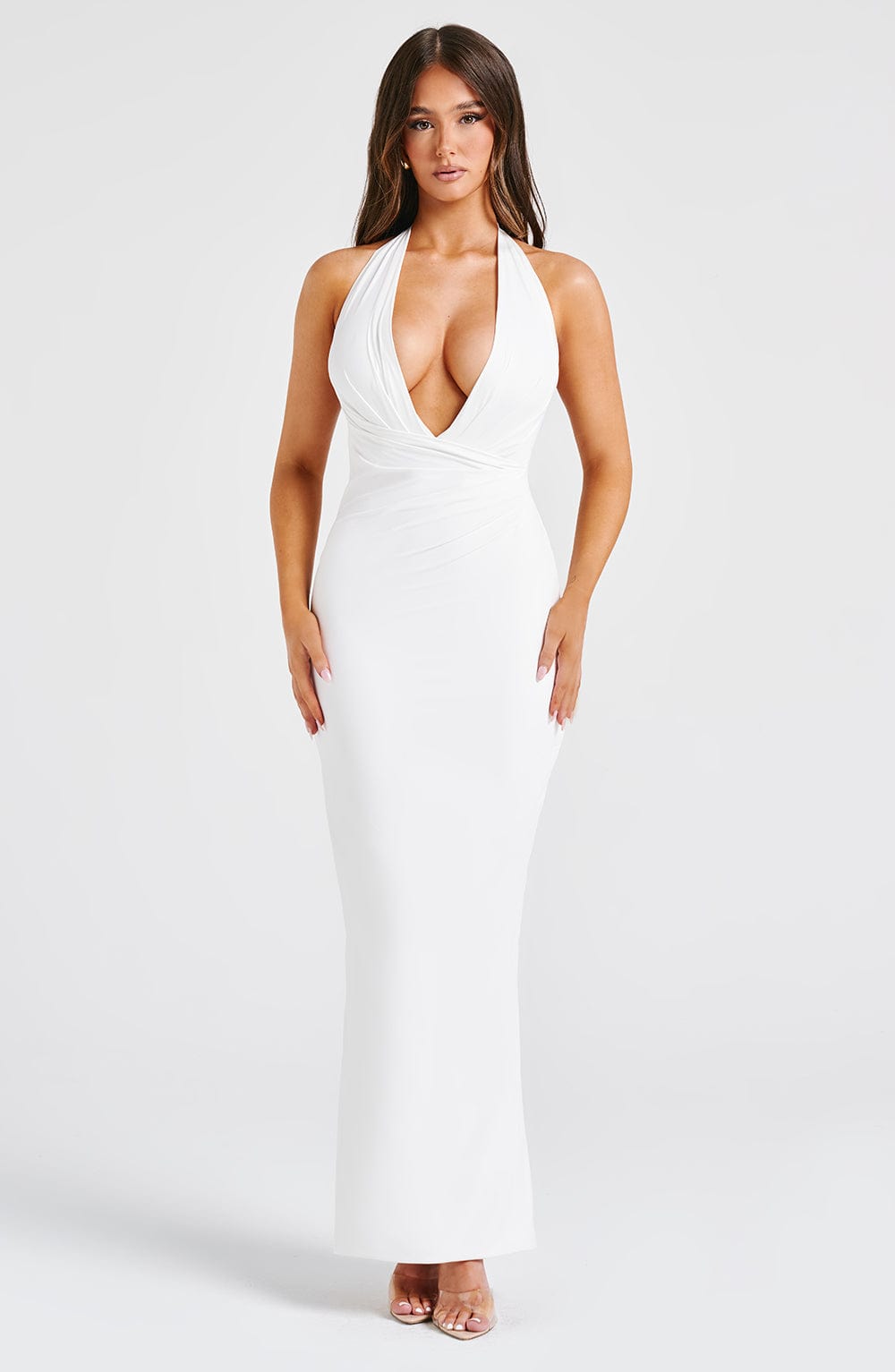 Evangeline Maxi Dress - Ivory Dress Babyboo Fashion Premium Exclusive Design