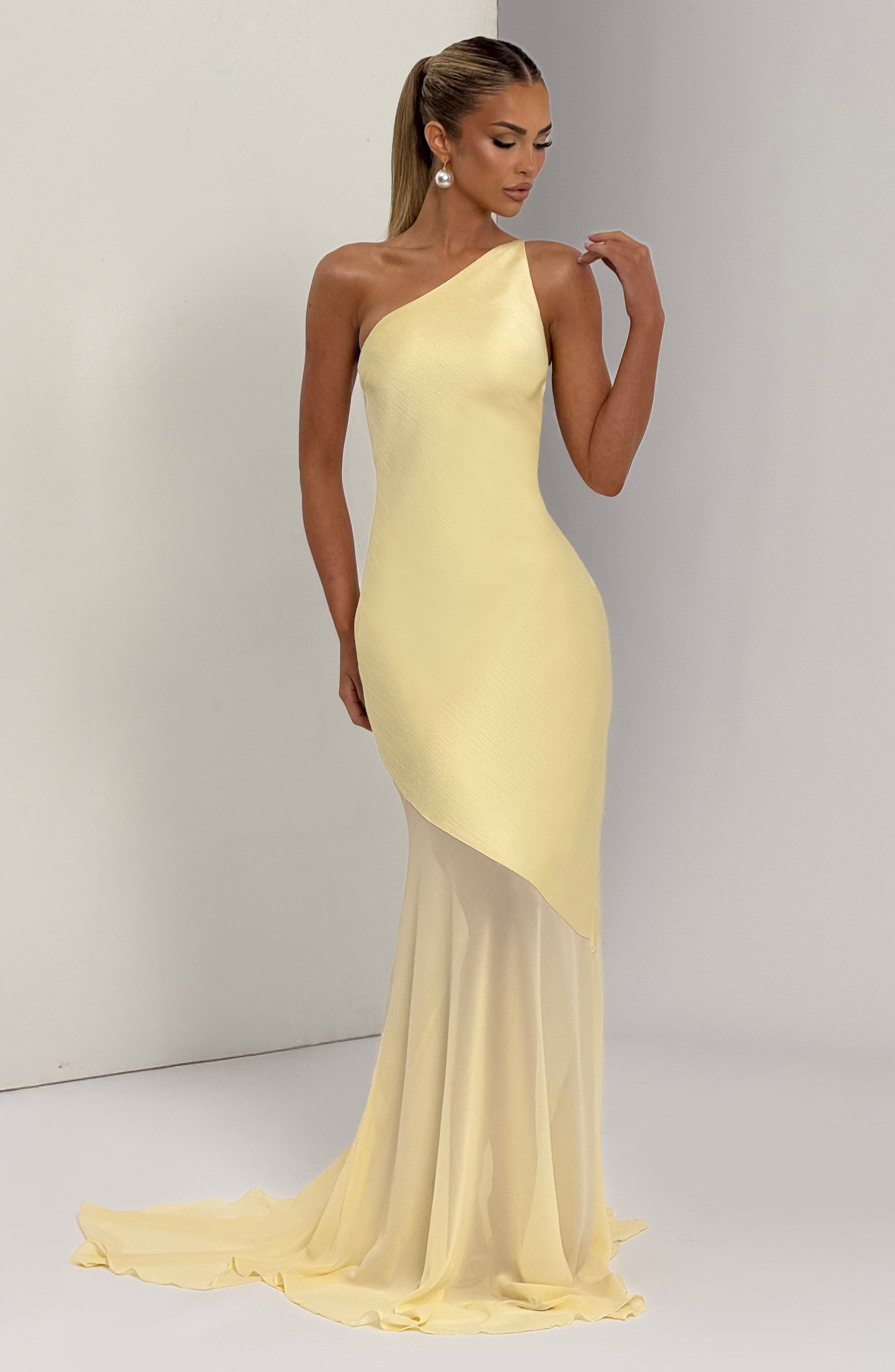 Fable Gown - Lemon Dress Babyboo Fashion Premium Exclusive Design