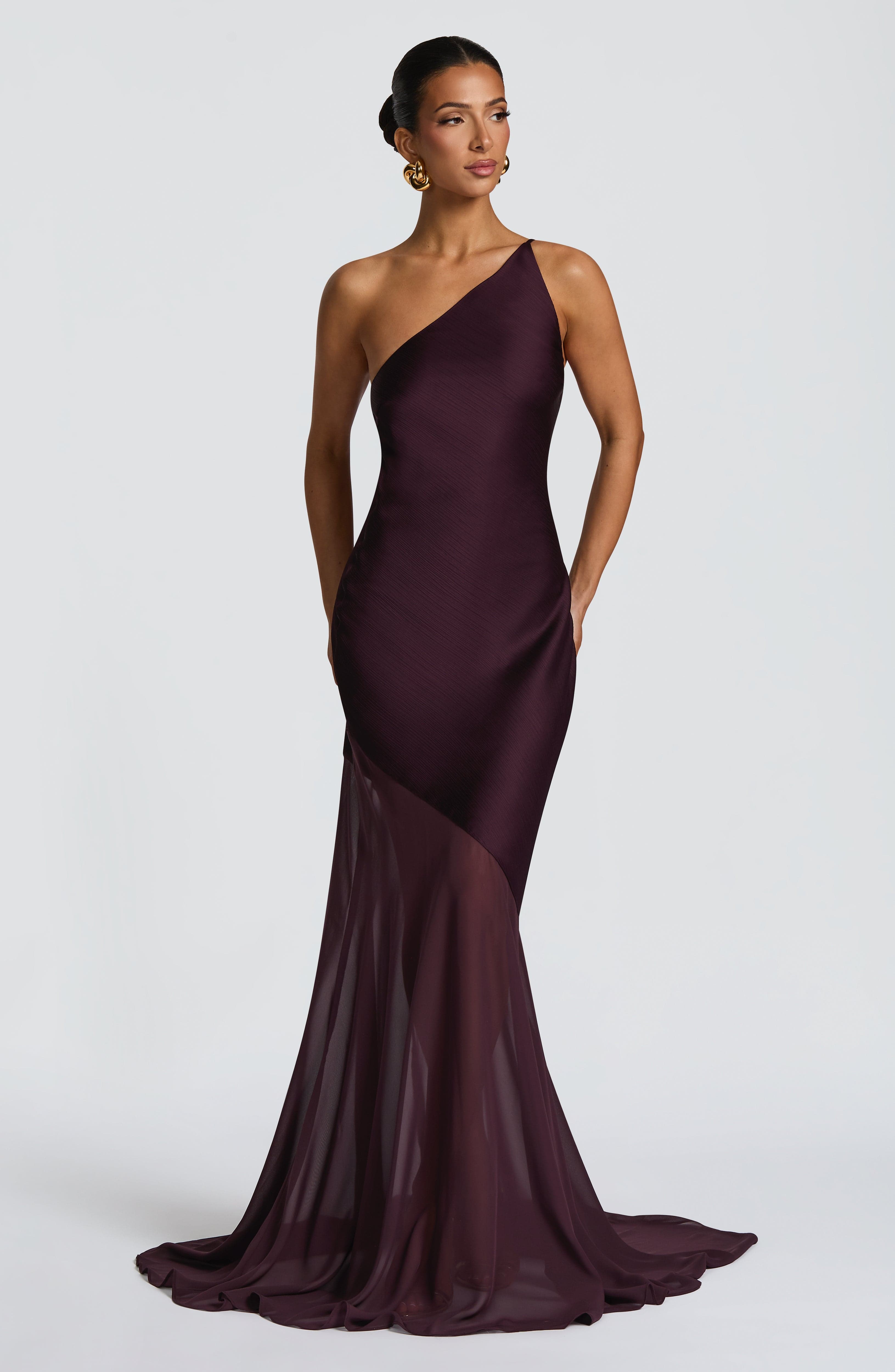 Fable Gown - Plum Dress Babyboo Fashion Premium Exclusive Design