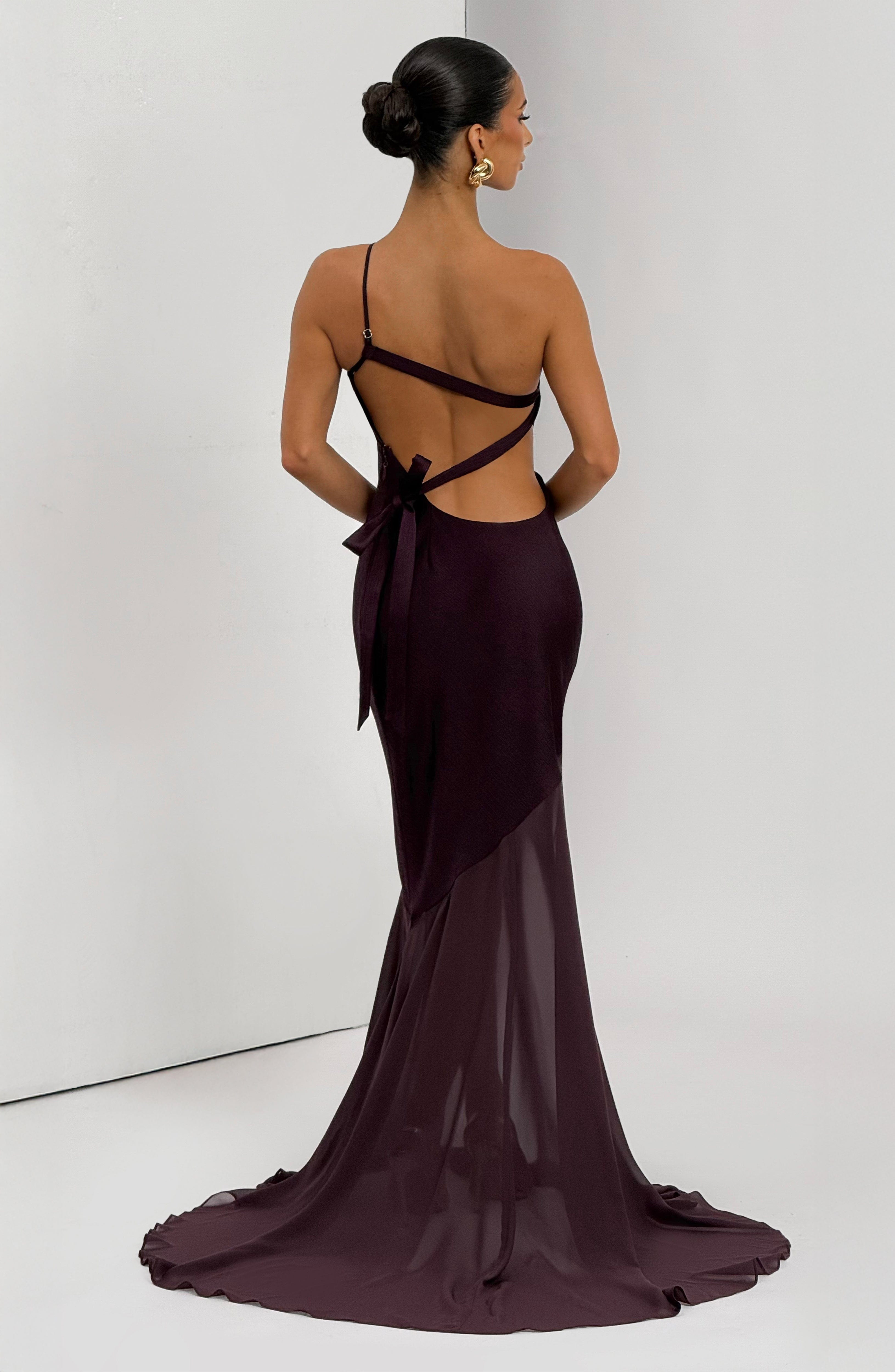 Fable Gown - Plum Dress Babyboo Fashion Premium Exclusive Design
