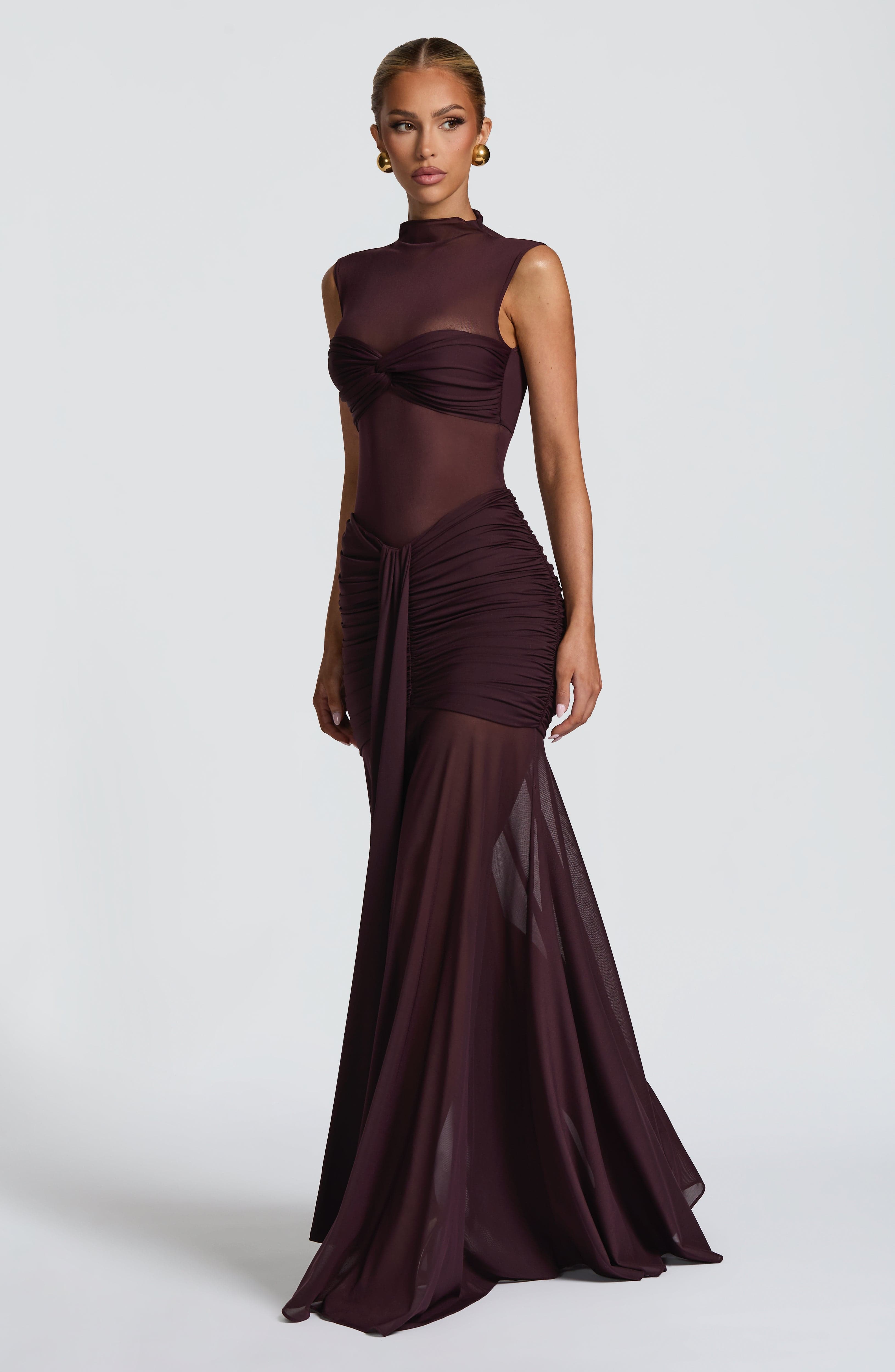 Fae Maxi Skirt - Plum Skirt Babyboo Fashion Premium Exclusive Design