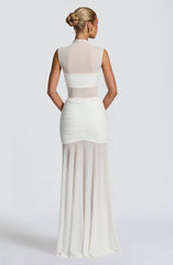 Fae Maxi Skirt - White Skirt Babyboo Fashion Premium Exclusive Design