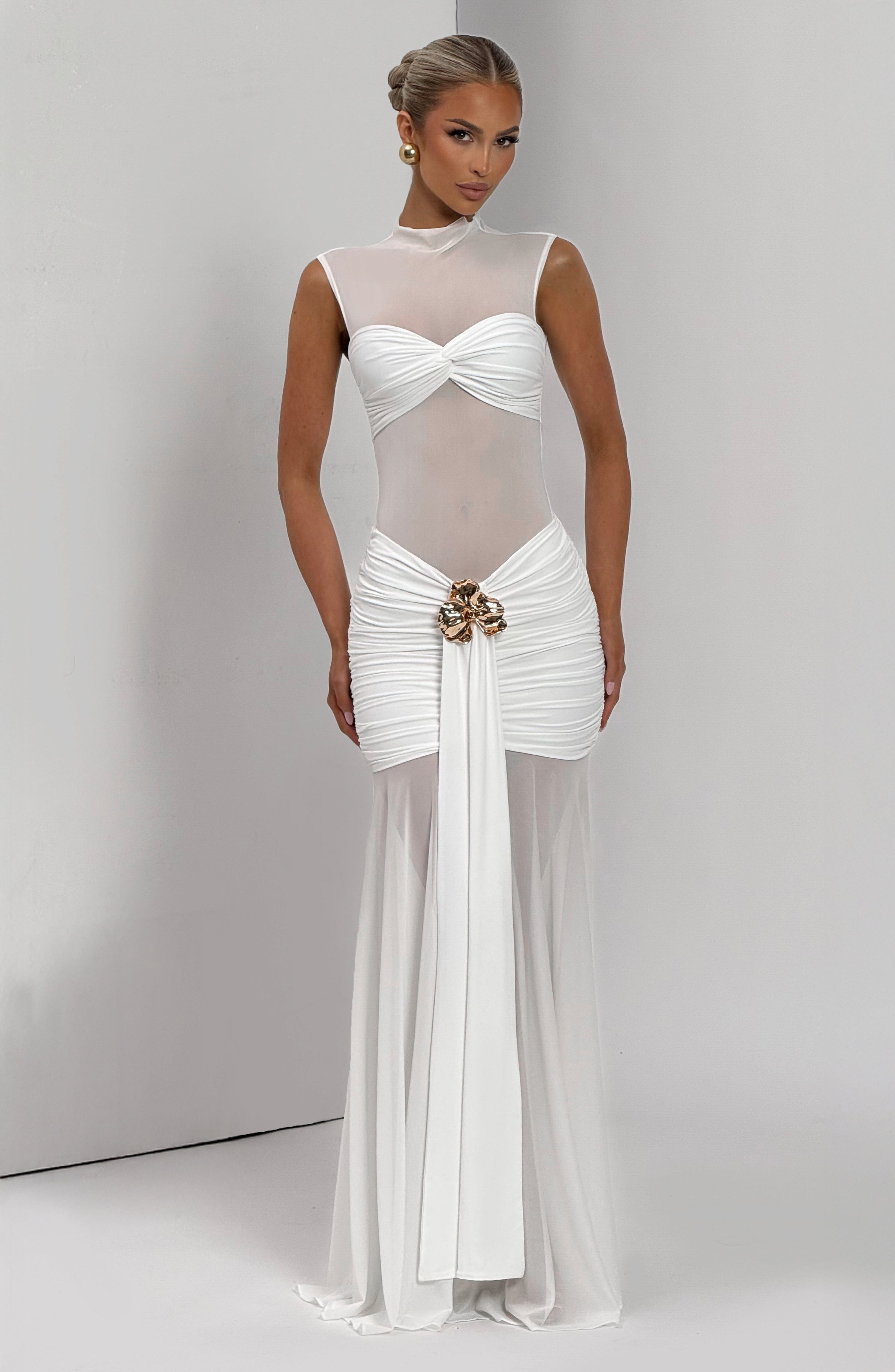 Fae Maxi Skirt - White Skirt Babyboo Fashion Premium Exclusive Design