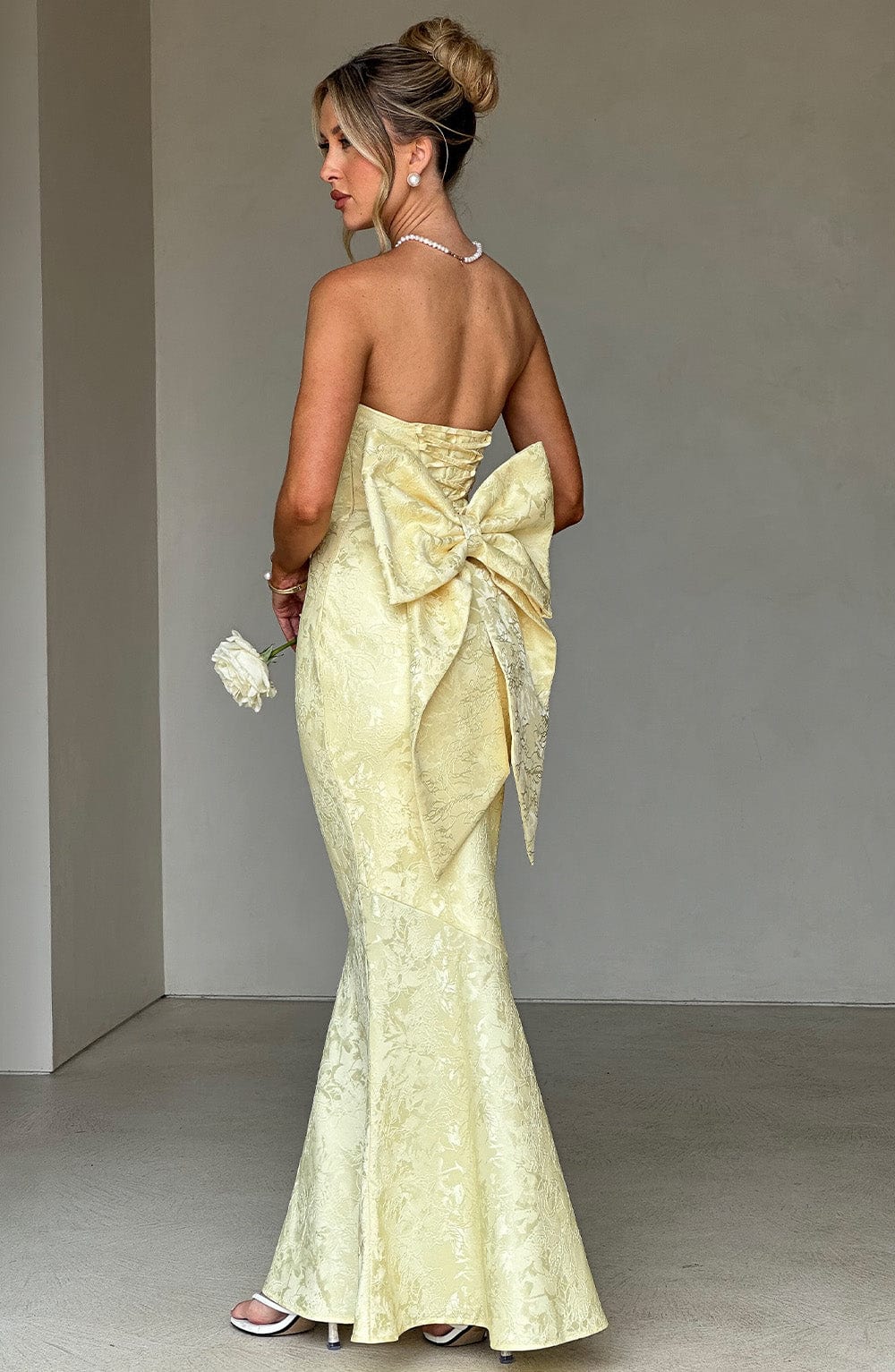 Felicity Maxi Dress - Lemon Dress Babyboo Fashion Premium Exclusive Design