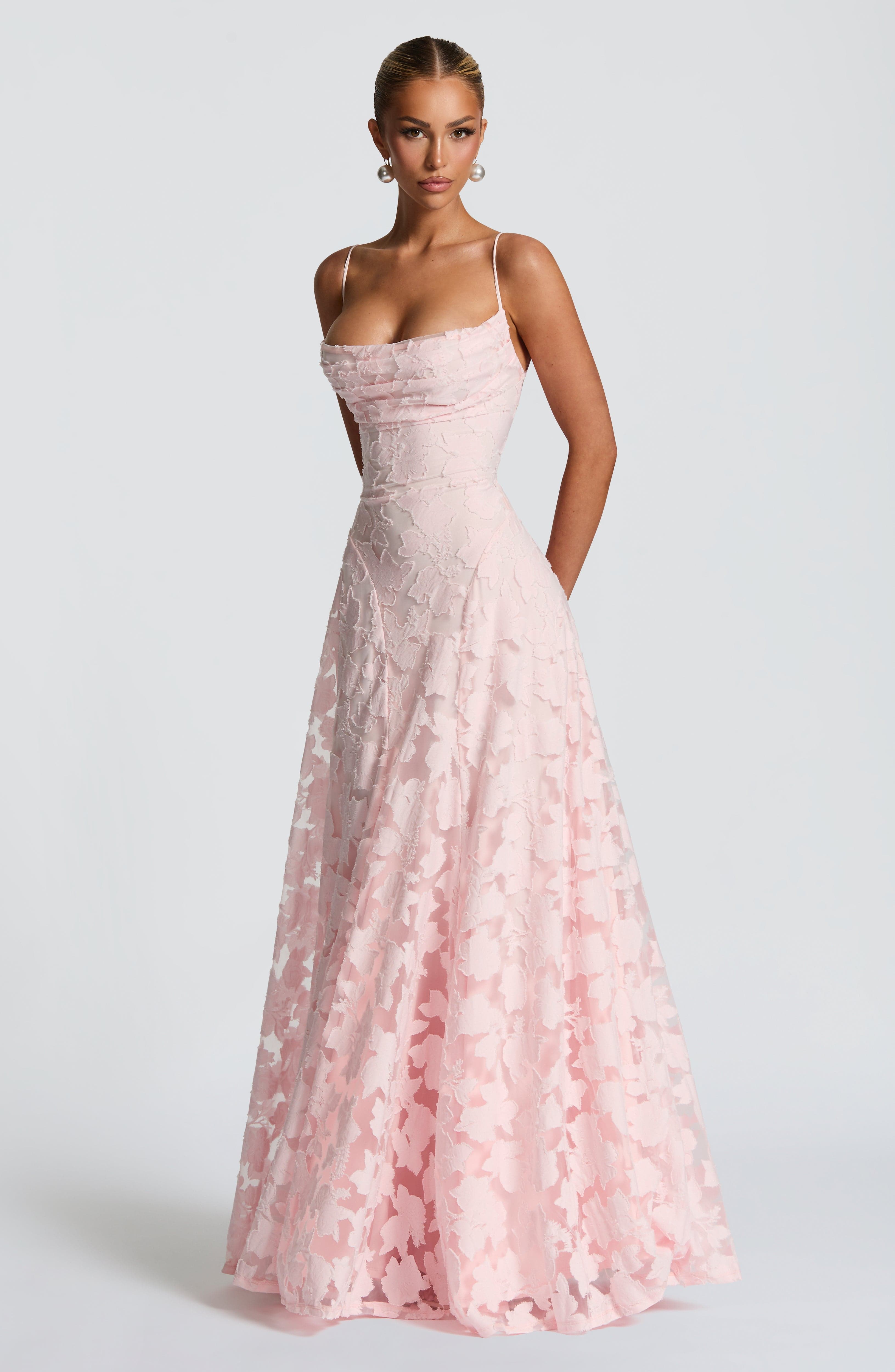 Francis Maxi Dress - Blush Dress Babyboo Fashion Premium Exclusive Design