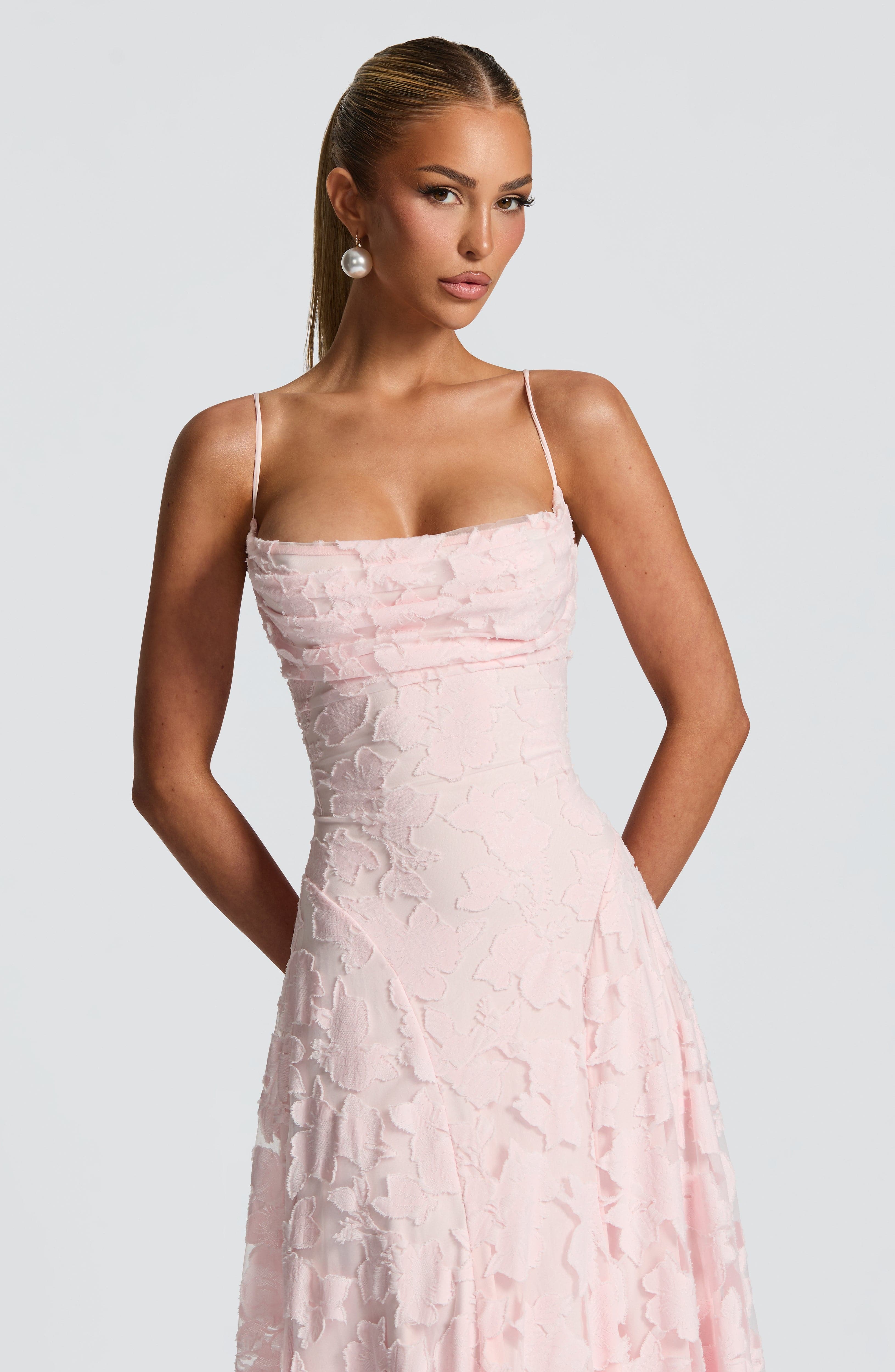 Francis Maxi Dress - Blush Dress Babyboo Fashion Premium Exclusive Design