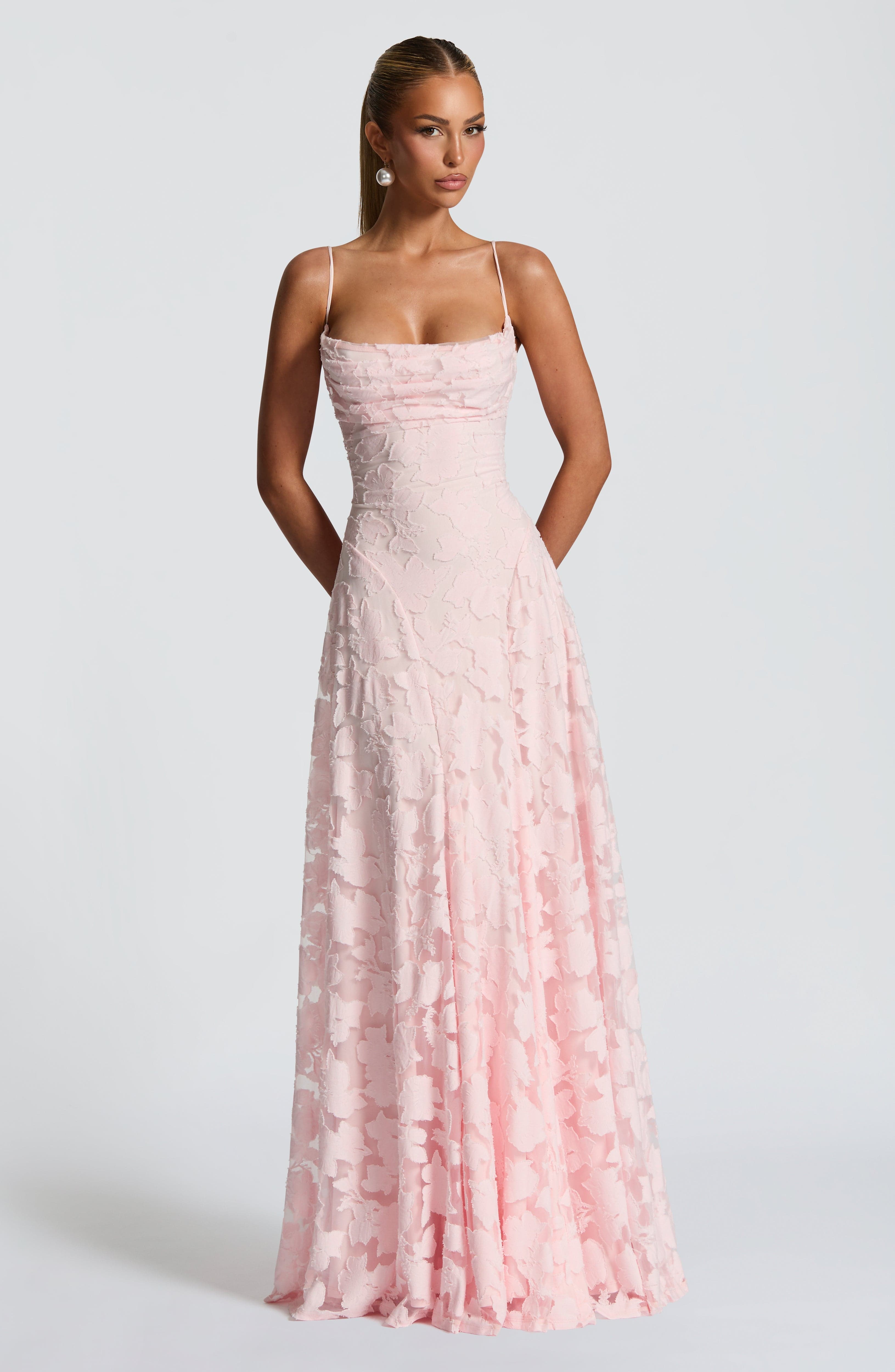 Francis Maxi Dress - Blush Dress Babyboo Fashion Premium Exclusive Design