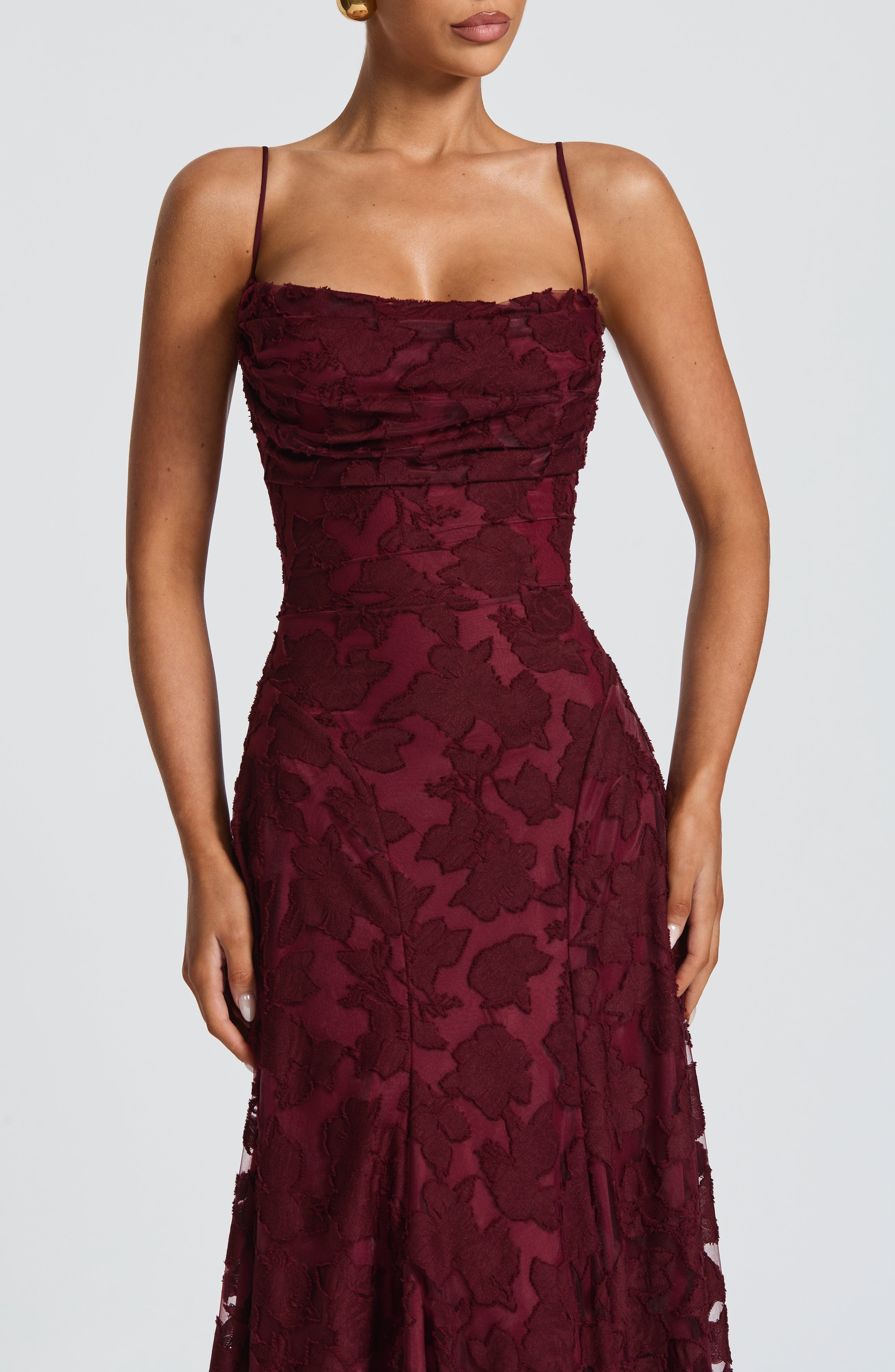 Francis Maxi Dress - Cherry Lacquer Dress Babyboo Fashion Premium Exclusive Design