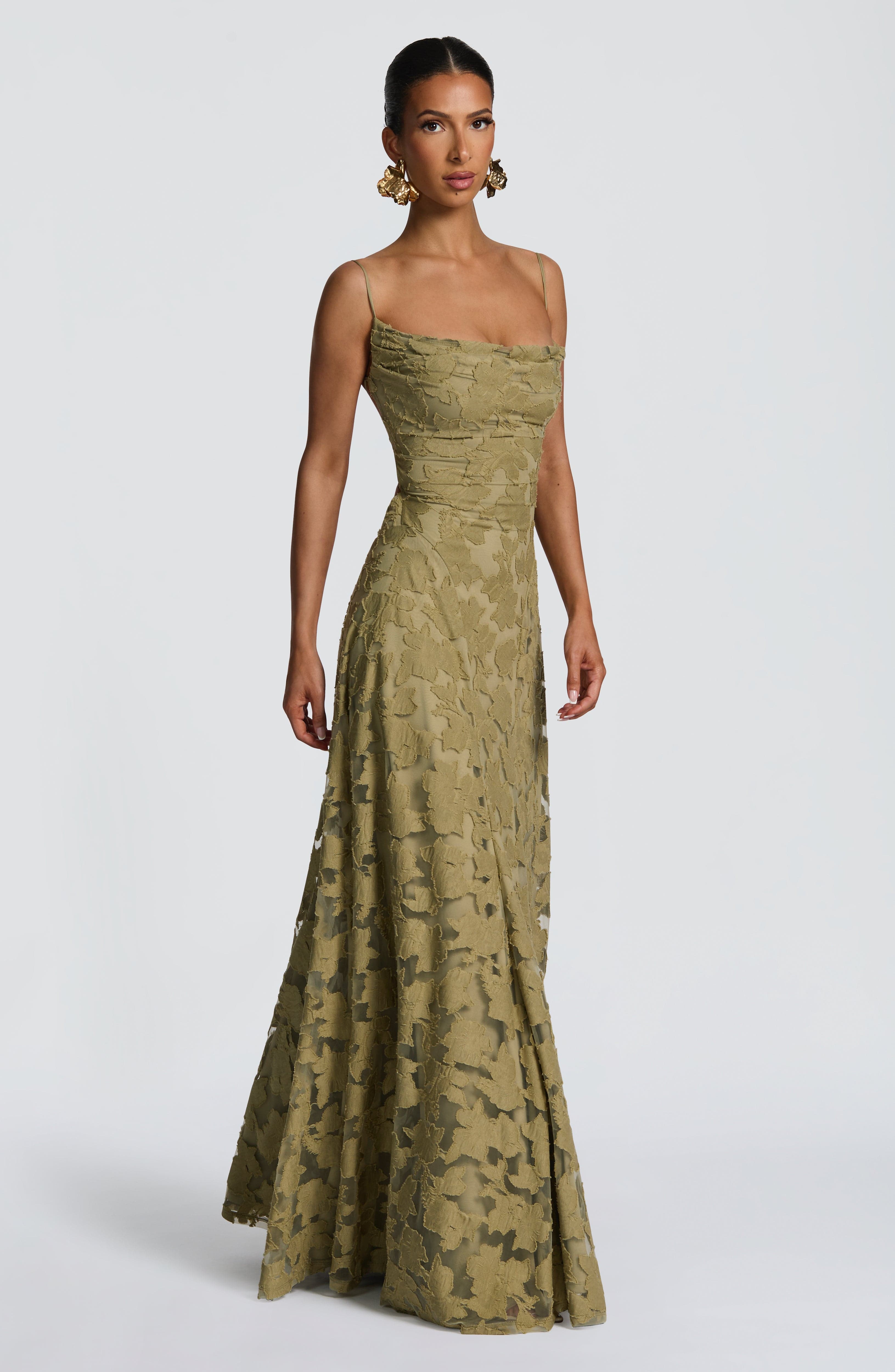 Francis Maxi Dress - Sage Dress Babyboo Fashion Premium Exclusive Design