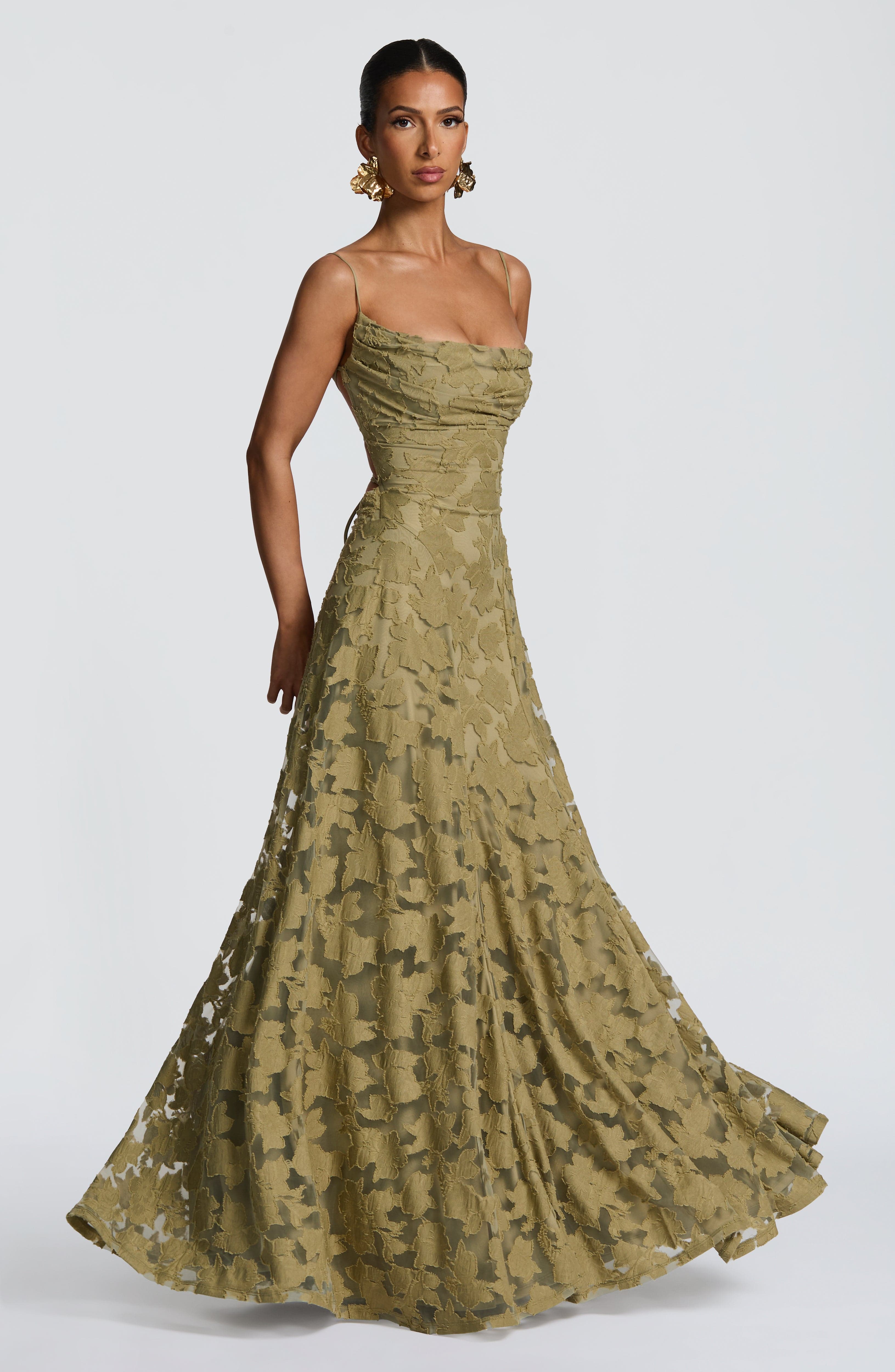 Francis Maxi Dress - Sage Dress Babyboo Fashion Premium Exclusive Design