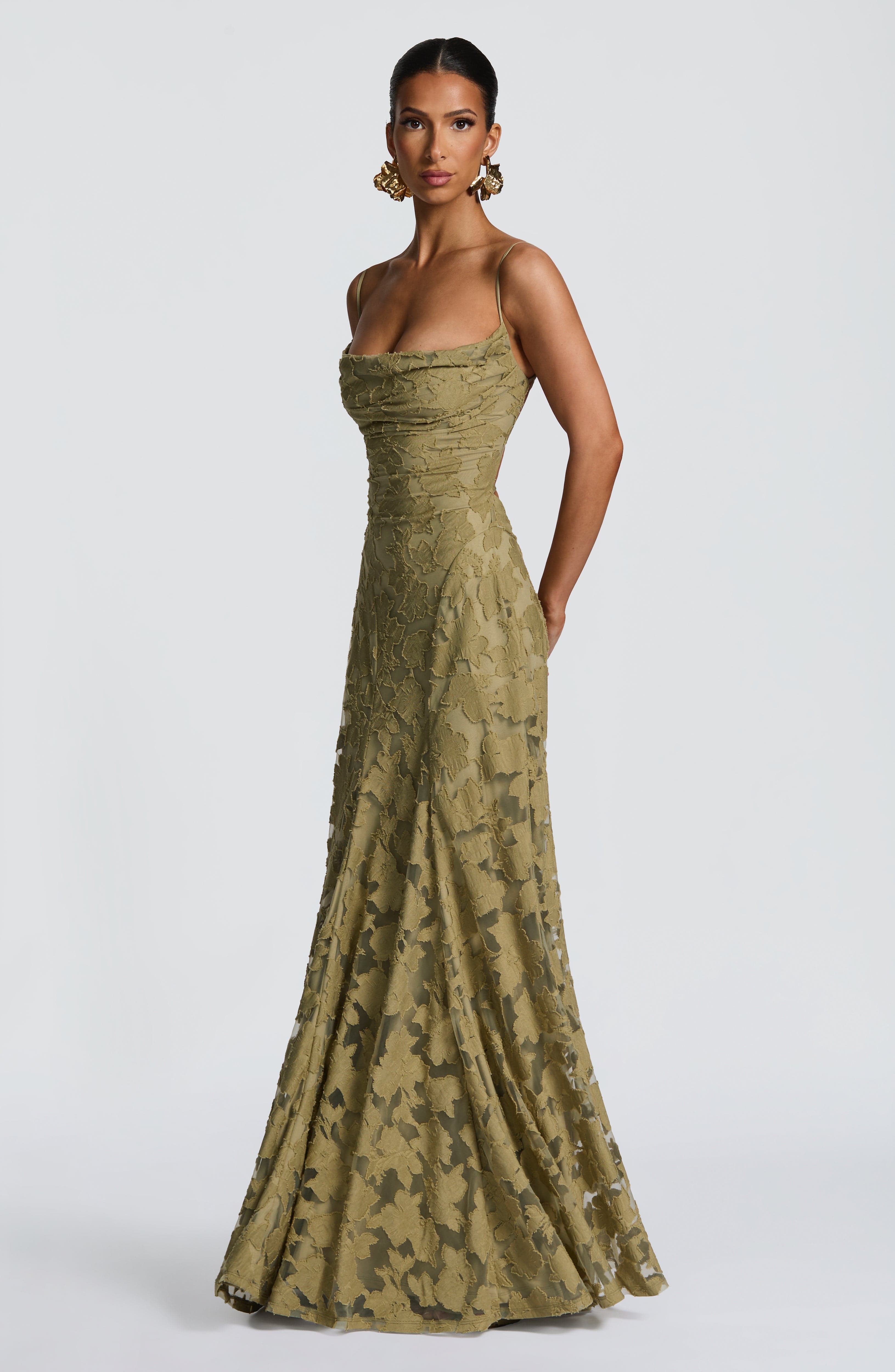 Francis Maxi Dress - Sage Dress Babyboo Fashion Premium Exclusive Design
