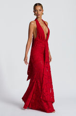 Guinevere Maxi Dress - Red Dress Babyboo Fashion Premium Exclusive Design