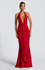 Guinevere Maxi Dress - Red Dress Babyboo Fashion Premium Exclusive Design