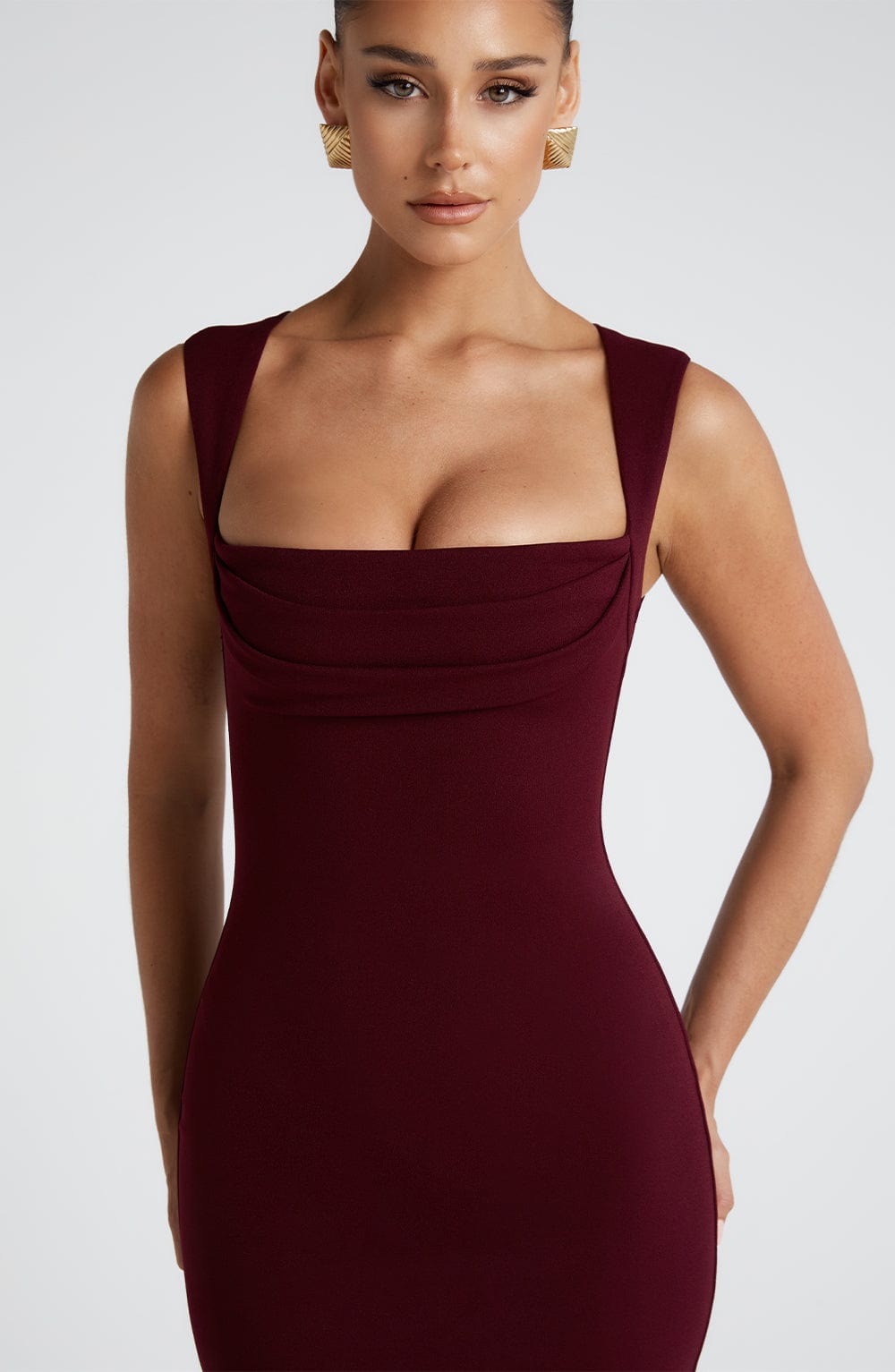 Helena Maxi Dress - Cherry Lacquer Dress Babyboo Fashion Premium Exclusive Design