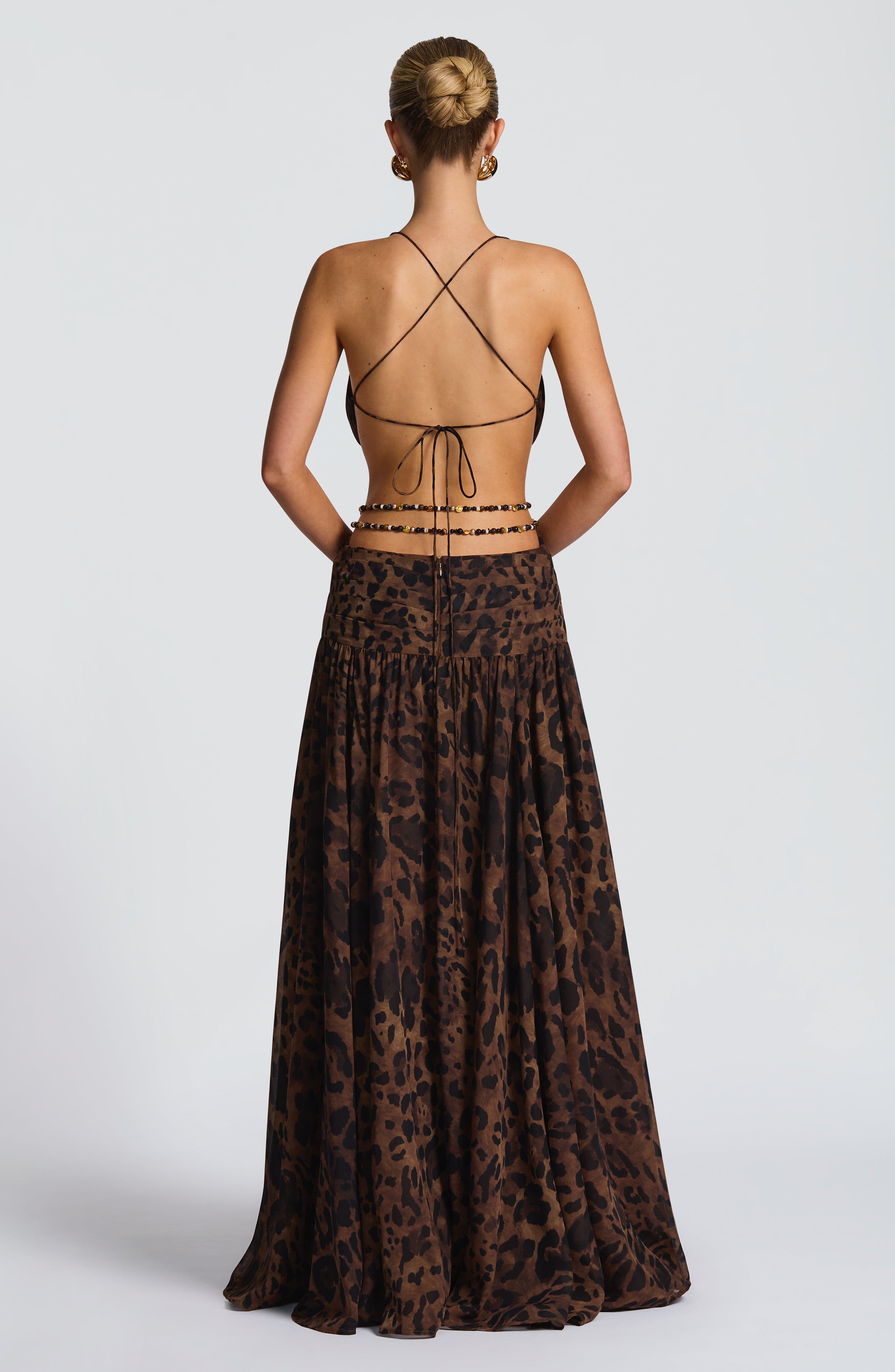 Indianna Maxi Dress - Leopard Print Dress Babyboo Fashion Premium Exclusive Design