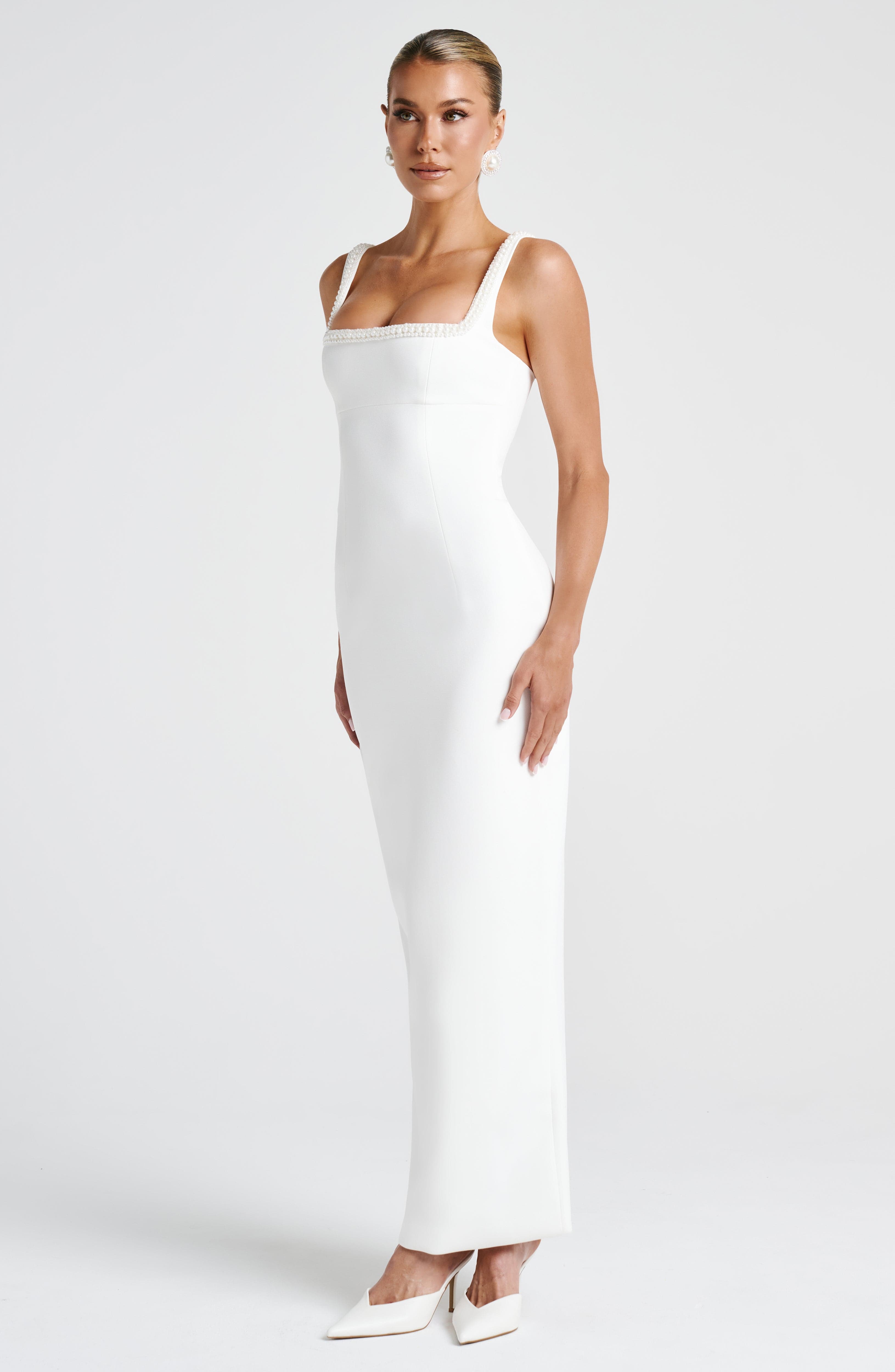Ines Midaxi - Ivory Dress Babyboo Fashion Premium Exclusive Design