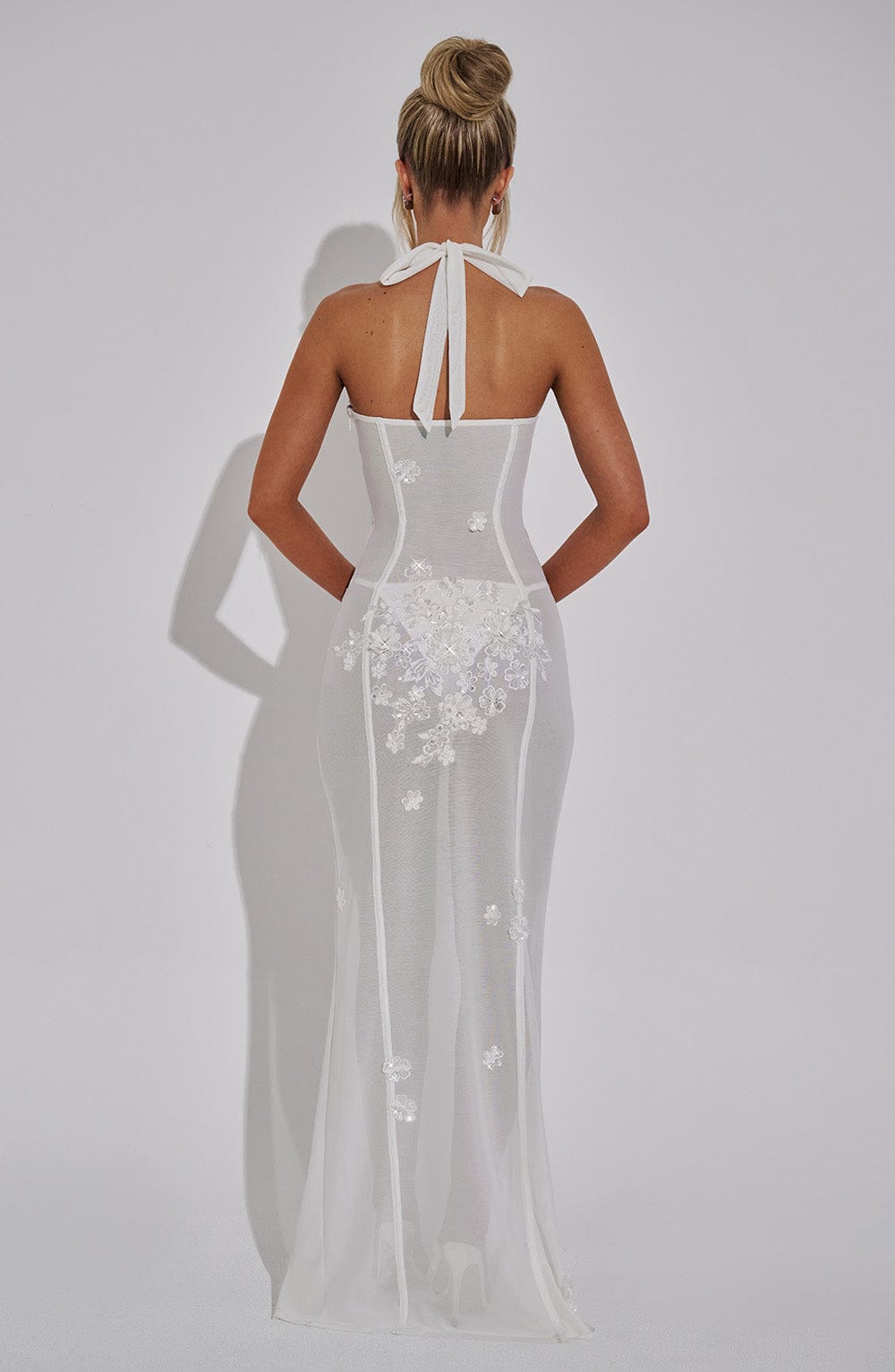 Jacqueline Maxi Dress - Ivory Dress Babyboo Fashion Premium Exclusive Design