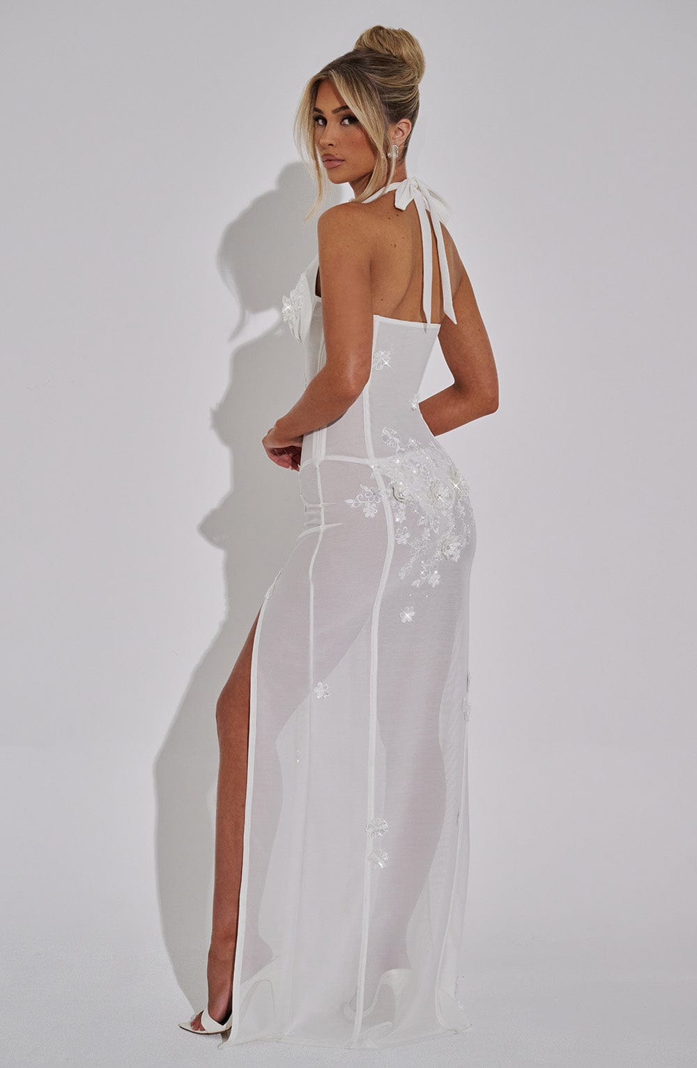 Jacqueline Maxi Dress - Ivory Dress Babyboo Fashion Premium Exclusive Design