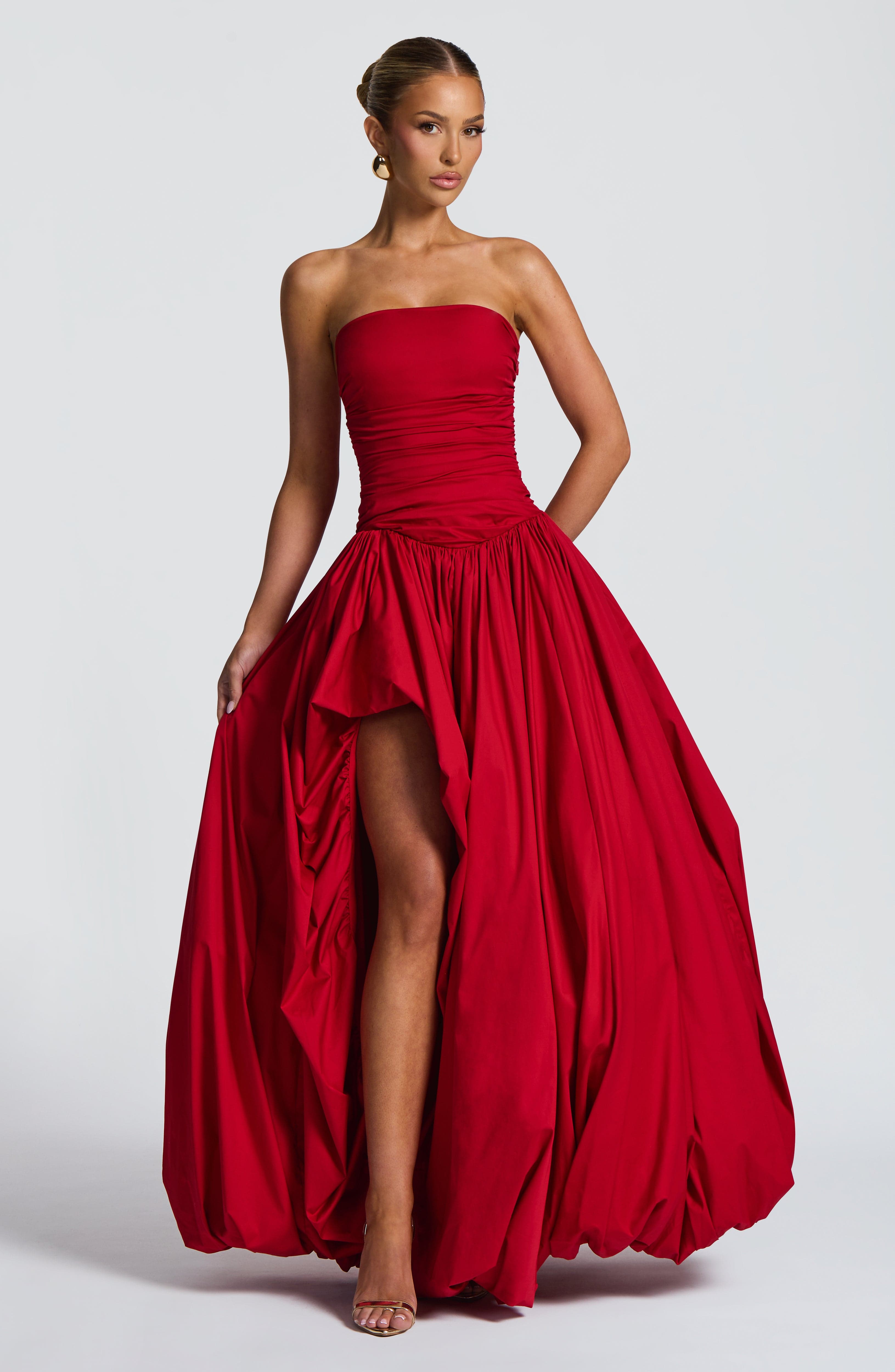 Jillian Maxi Dress - Red Dress Babyboo Fashion Premium Exclusive Design