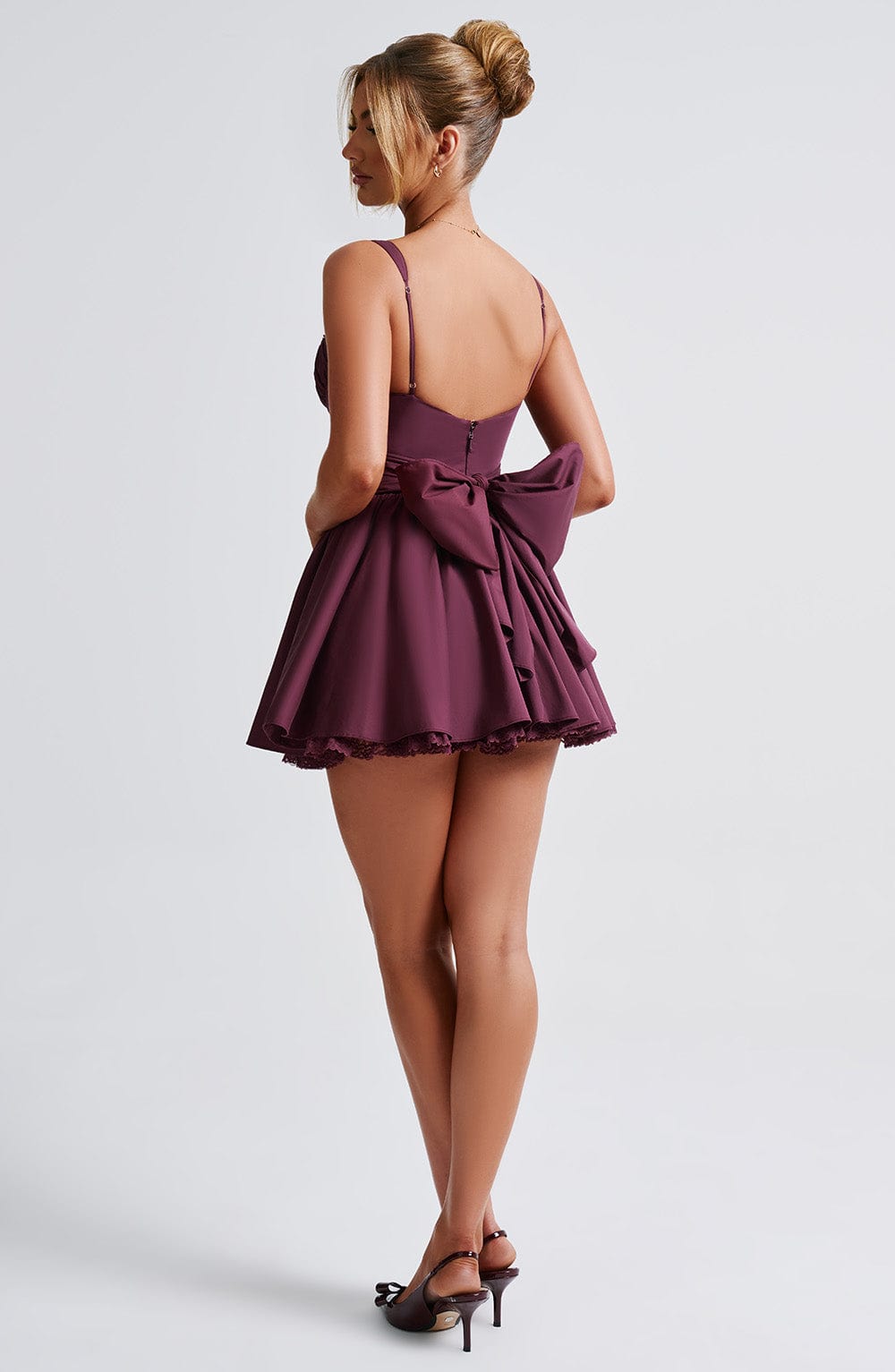 Josie Mini Dress - Cherry Lacquer Dress Babyboo Fashion Premium Exclusive Design