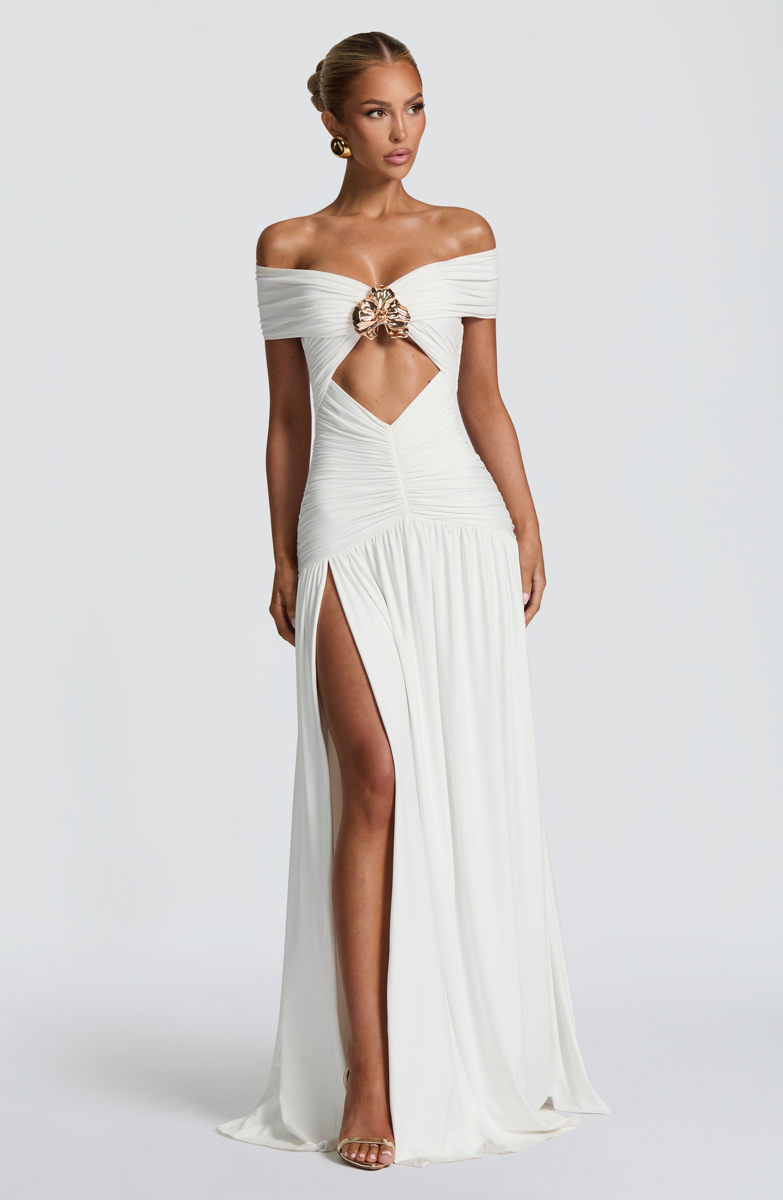 Kathryn Maxi Dress - White Dress Babyboo Fashion Premium Exclusive Design