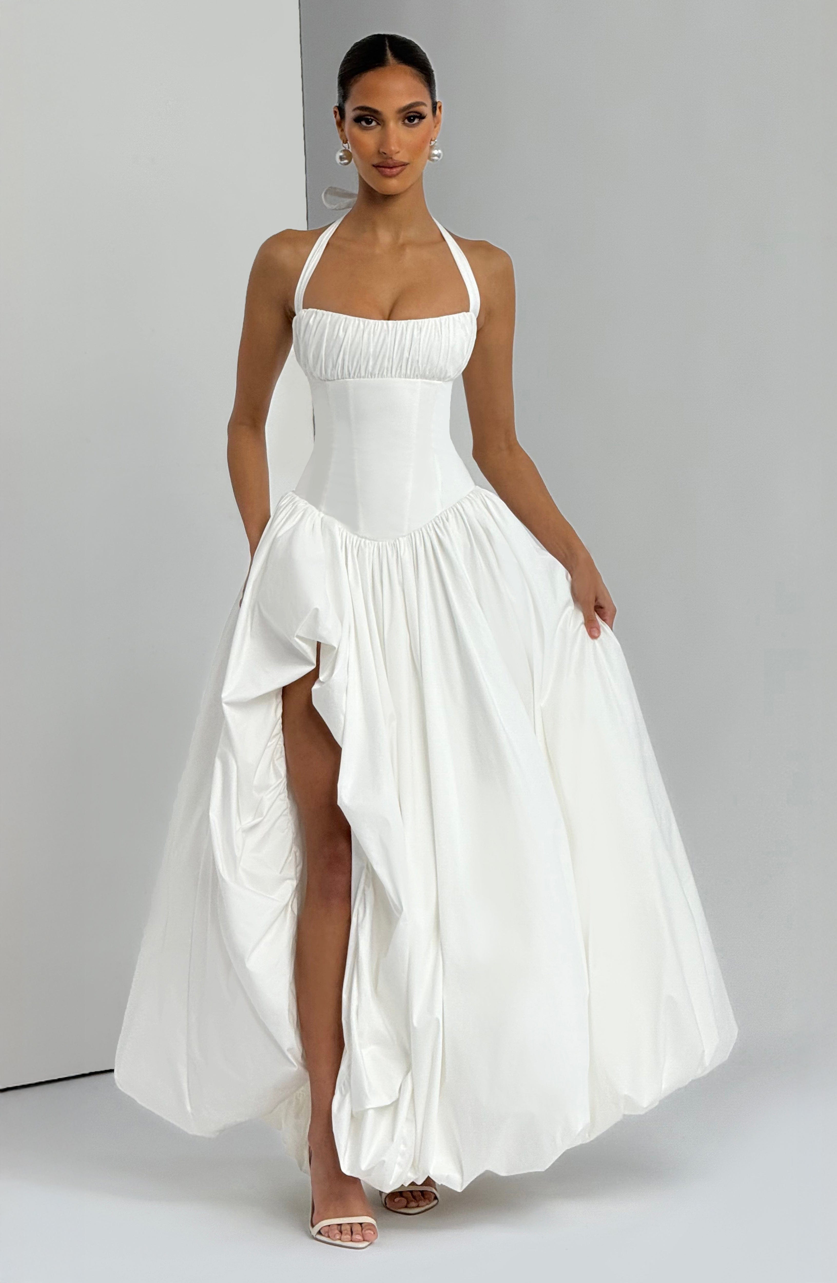 Keira Maxi Dress - Ivory Dress Babyboo Fashion Premium Exclusive Design