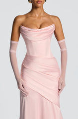 Kensington Maxi Dress - Blush Dress Babyboo Fashion Premium Exclusive Design