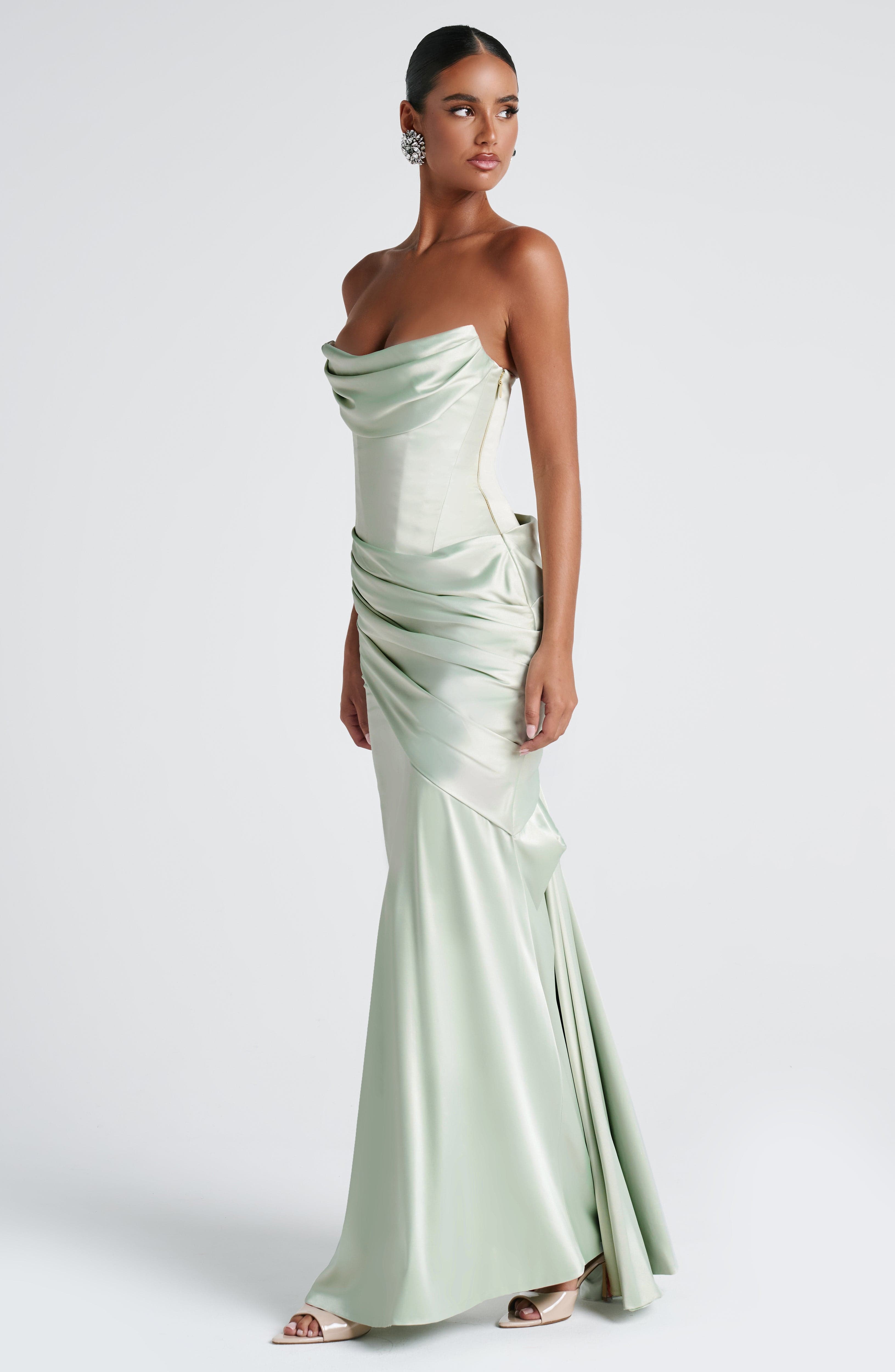 Kensington Maxi Dress - Mint Dress Babyboo Fashion Premium Exclusive Design