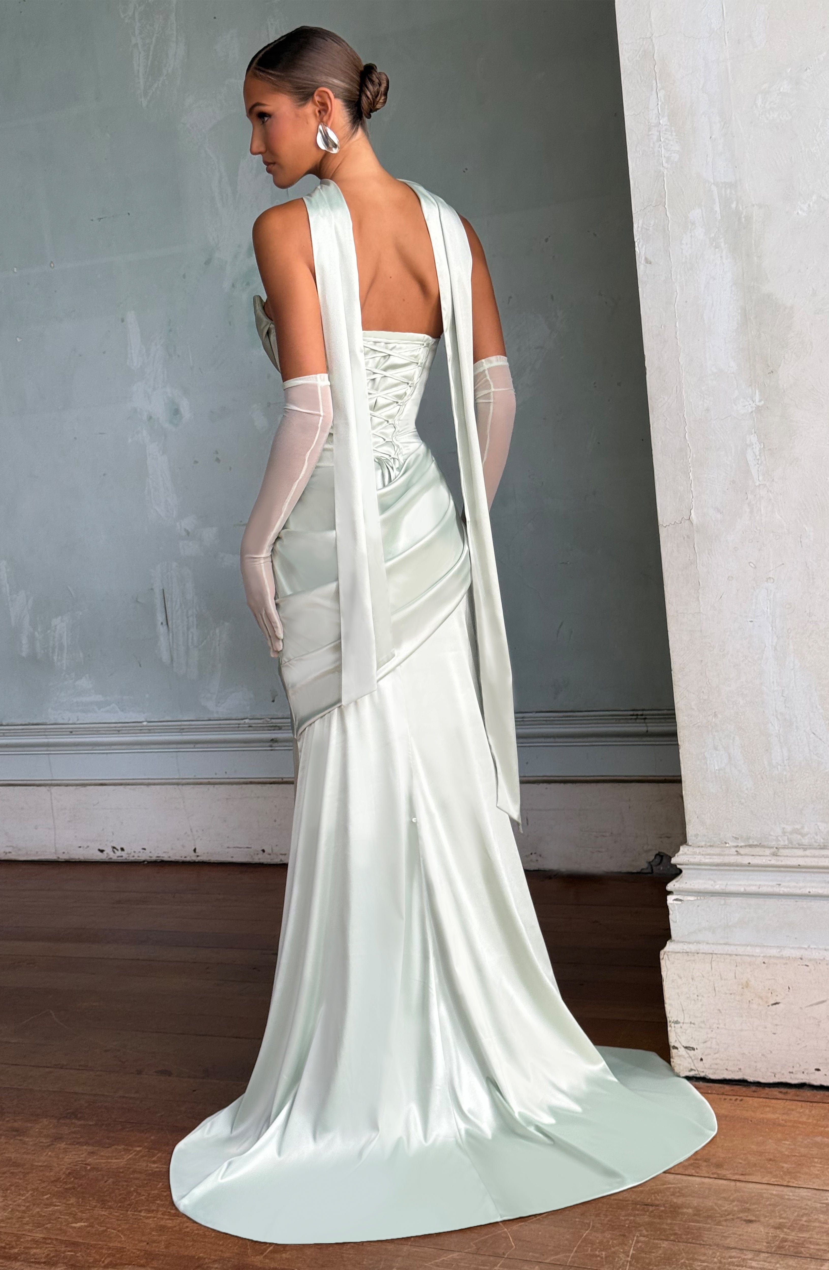 Kensington Maxi Dress - Mint Dress Babyboo Fashion Premium Exclusive Design