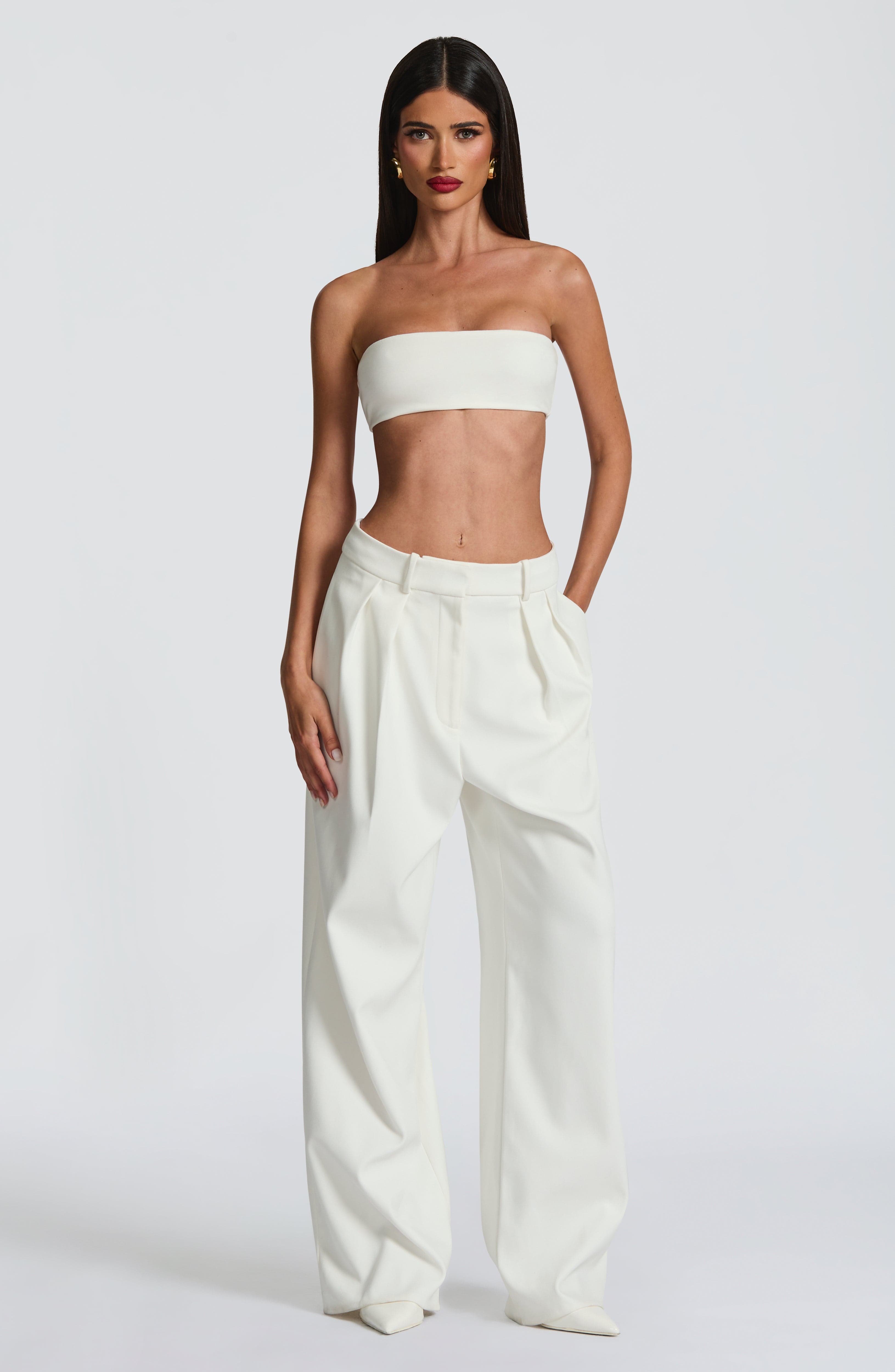 Kirsty Pants - Ivory Pants Babyboo Fashion Premium Exclusive Design