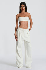 Kirsty Pants - Ivory Pants Babyboo Fashion Premium Exclusive Design