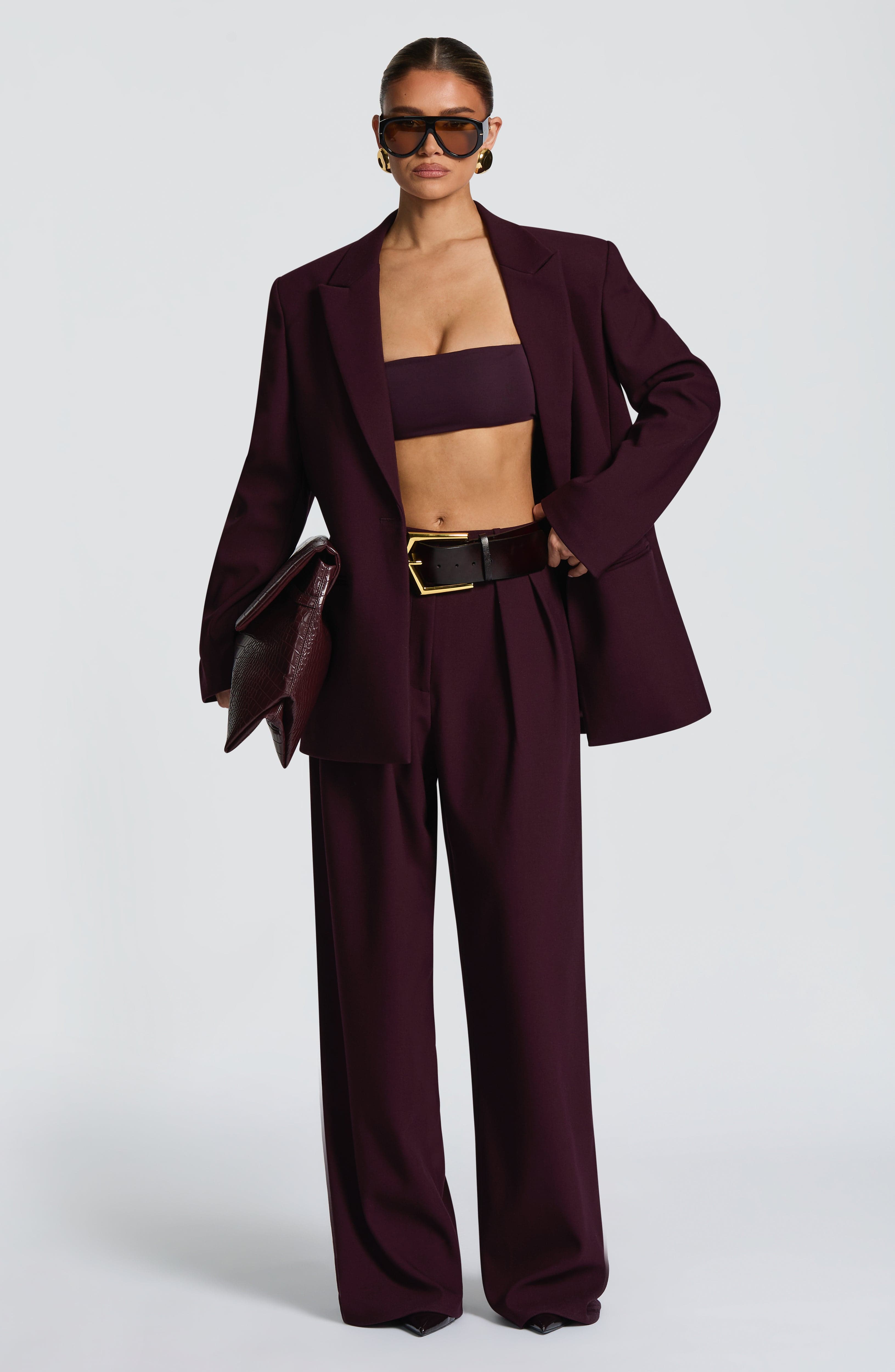 Kirsty Pants - Plum Pants Babyboo Fashion Premium Exclusive Design