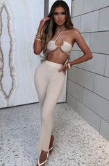 Kyana Crop - Beige Top Babyboo Fashion Premium Exclusive Design