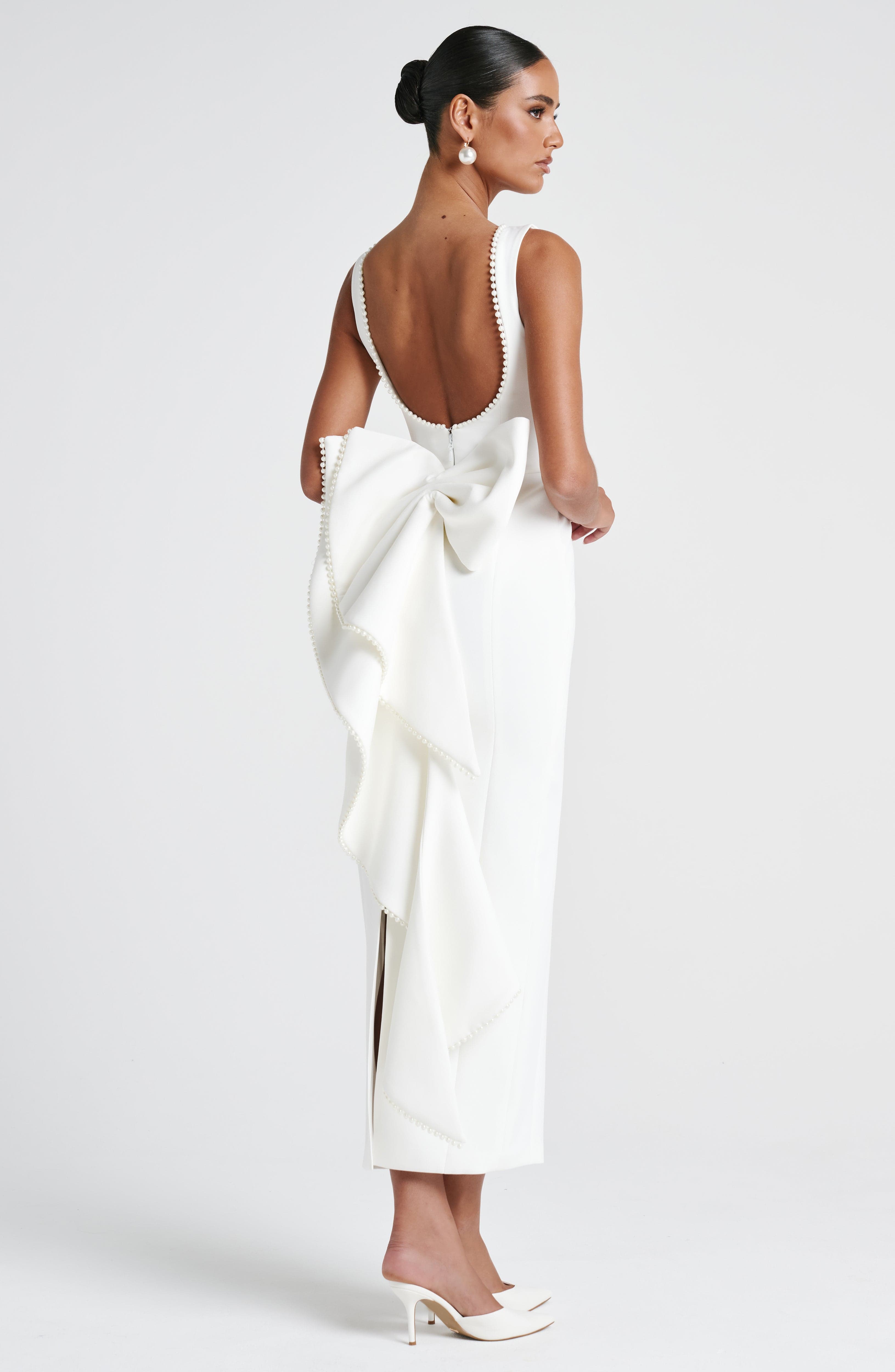 Lana Midaxi Dress - Ivory Dress Babyboo Fashion Premium Exclusive Design