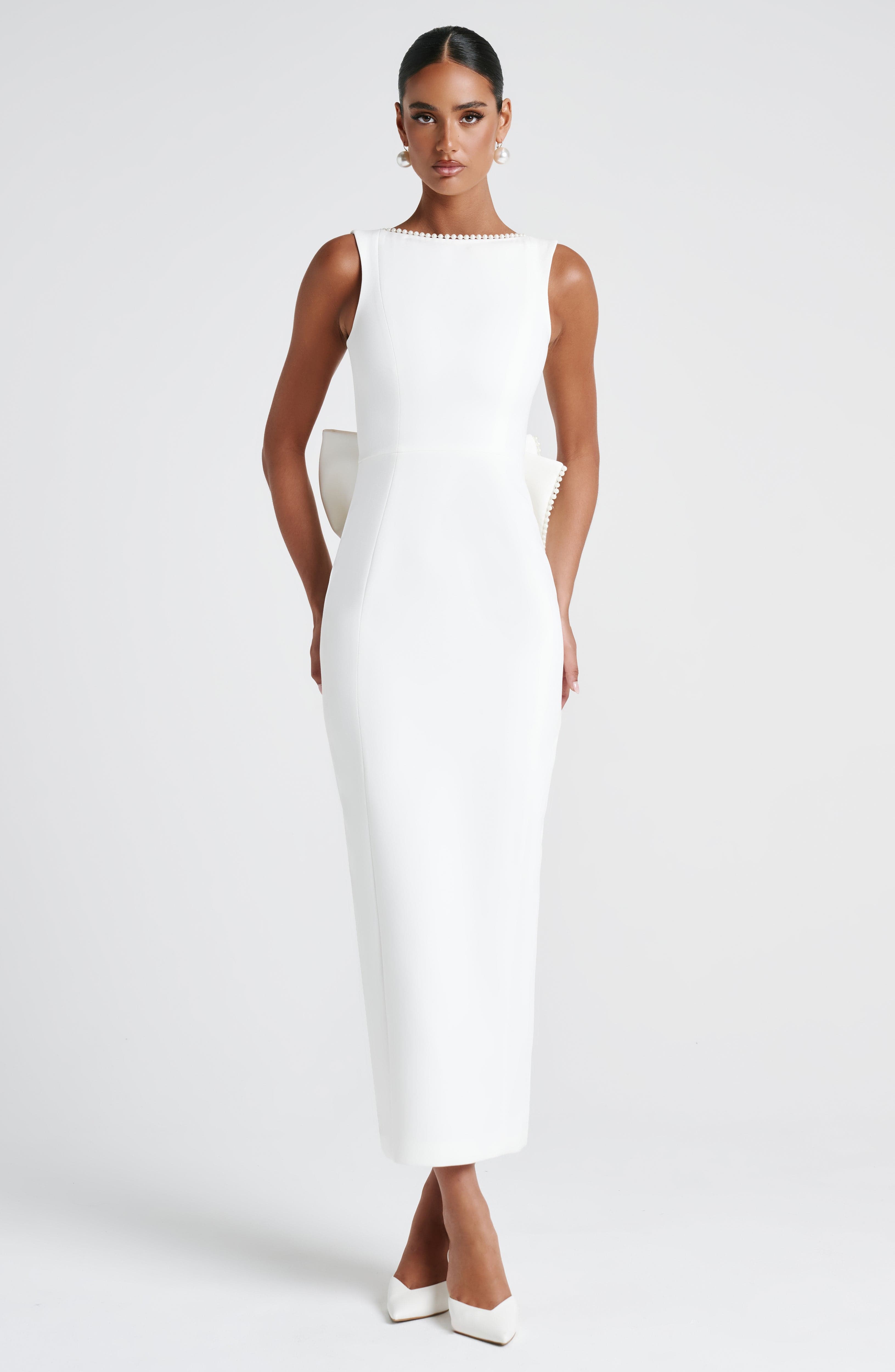 Lana Midaxi Dress - Ivory Dress Babyboo Fashion Premium Exclusive Design