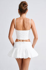 Lani Skort - Ivory Skorts Babyboo Fashion Premium Exclusive Design