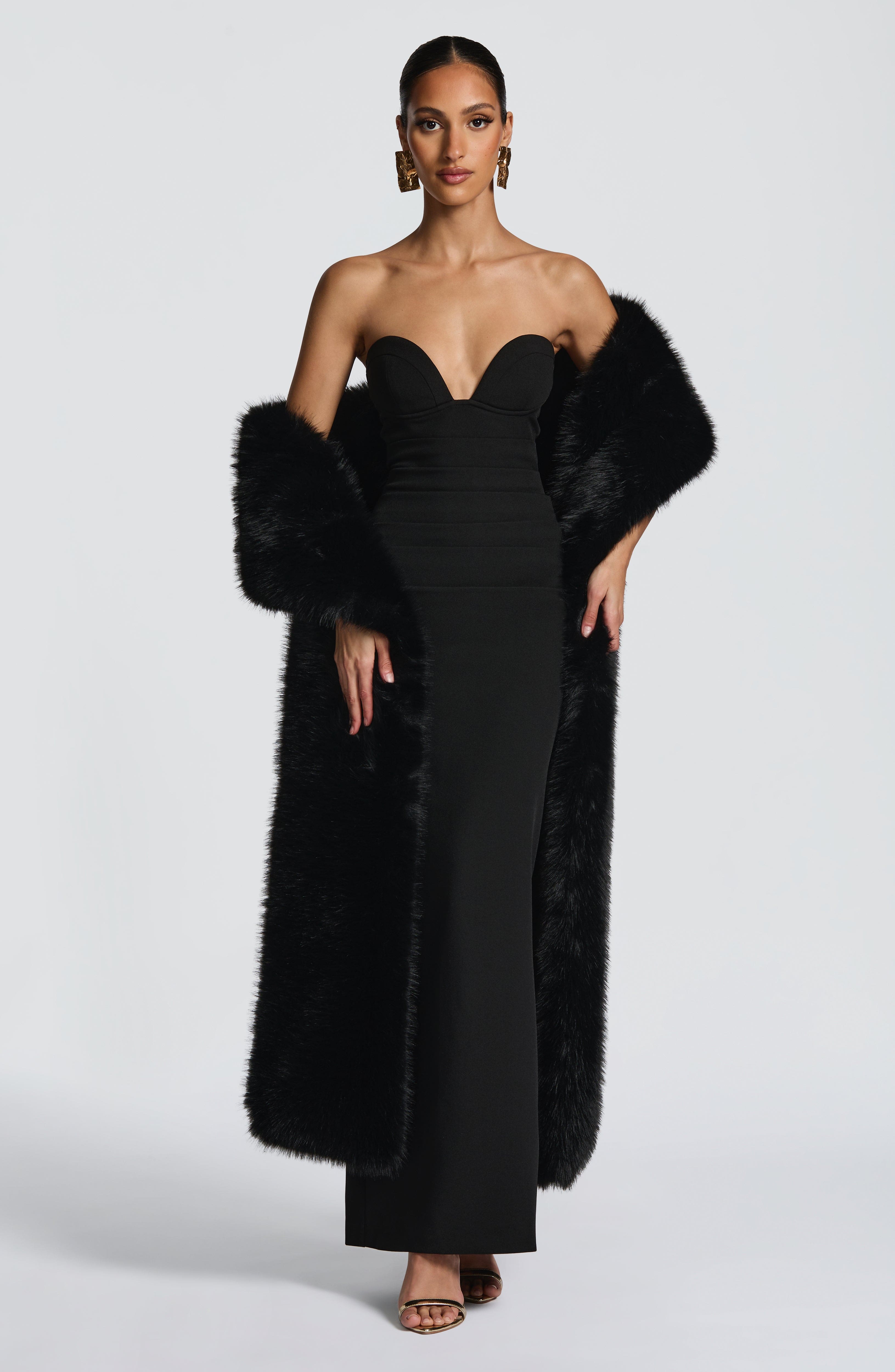 Lindsey Maxi Dress - Black Dress Babyboo Fashion Premium Exclusive Design