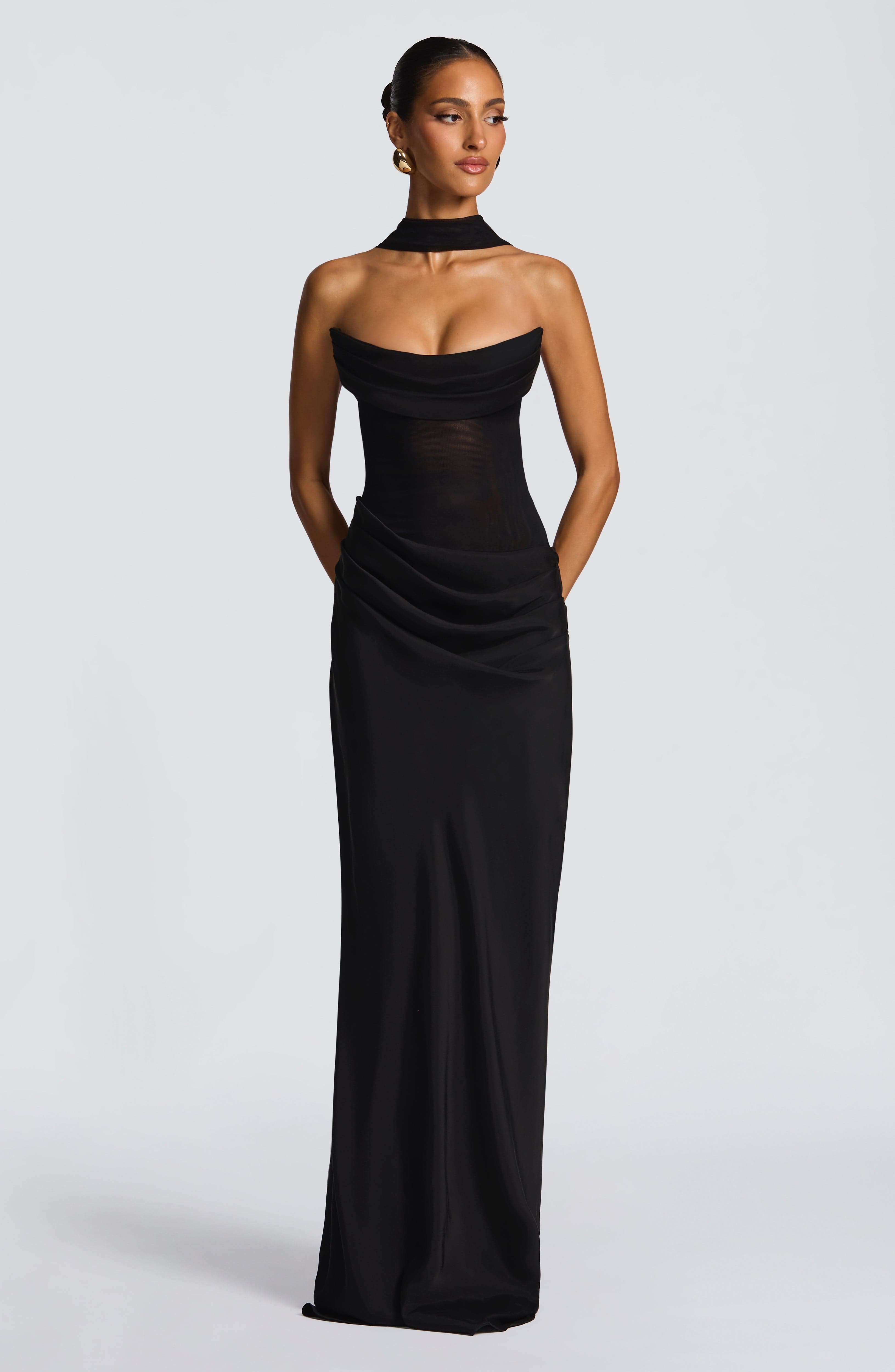 Liora Maxi Dress - Black Dress Babyboo Fashion Premium Exclusive Design