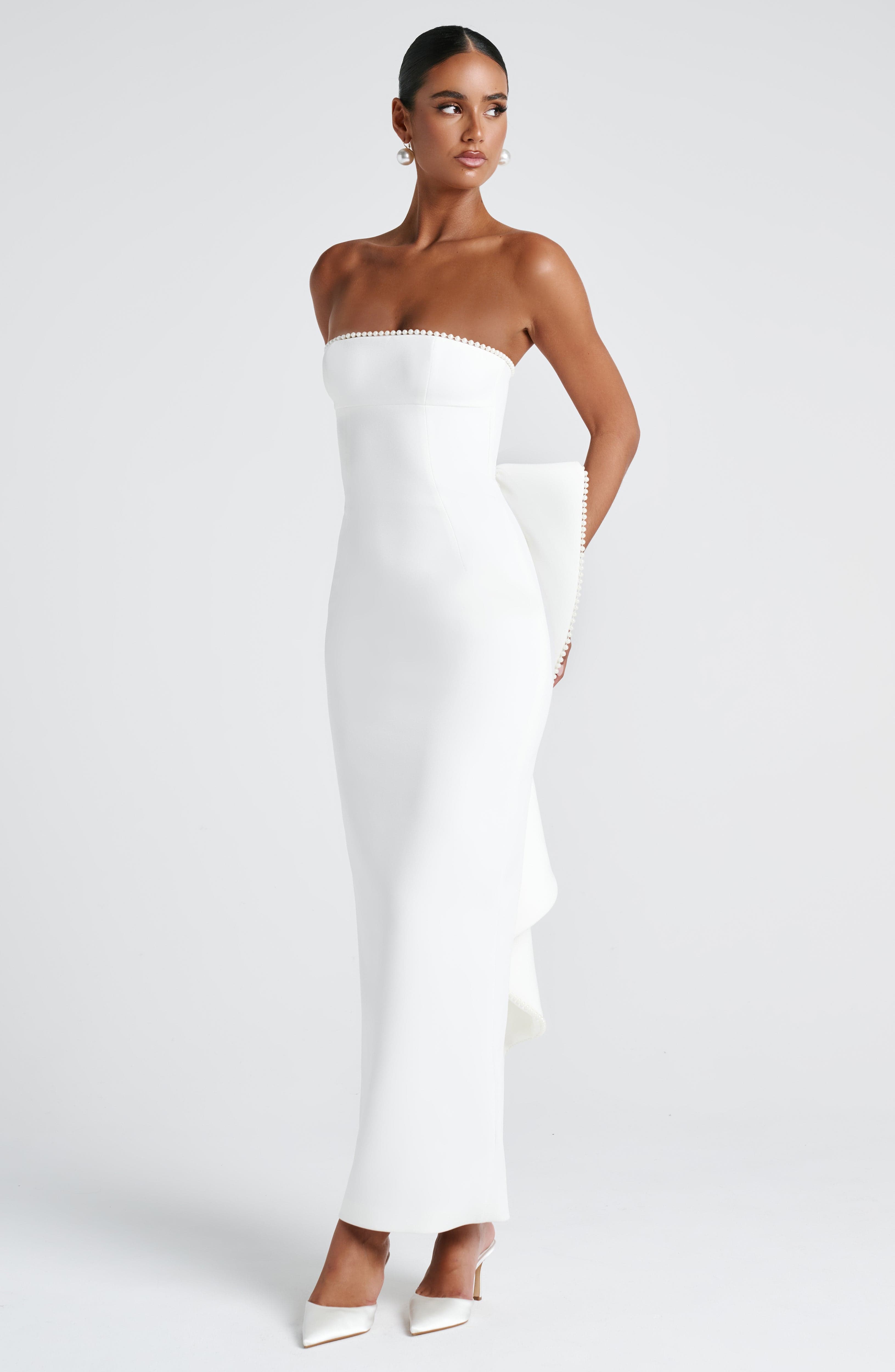 Magnolia Maxi Dress - Ivory Dress Babyboo Fashion Premium Exclusive Design