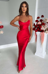 Malika Maxi Dress - Red Dress Babyboo Fashion Premium Exclusive Design
