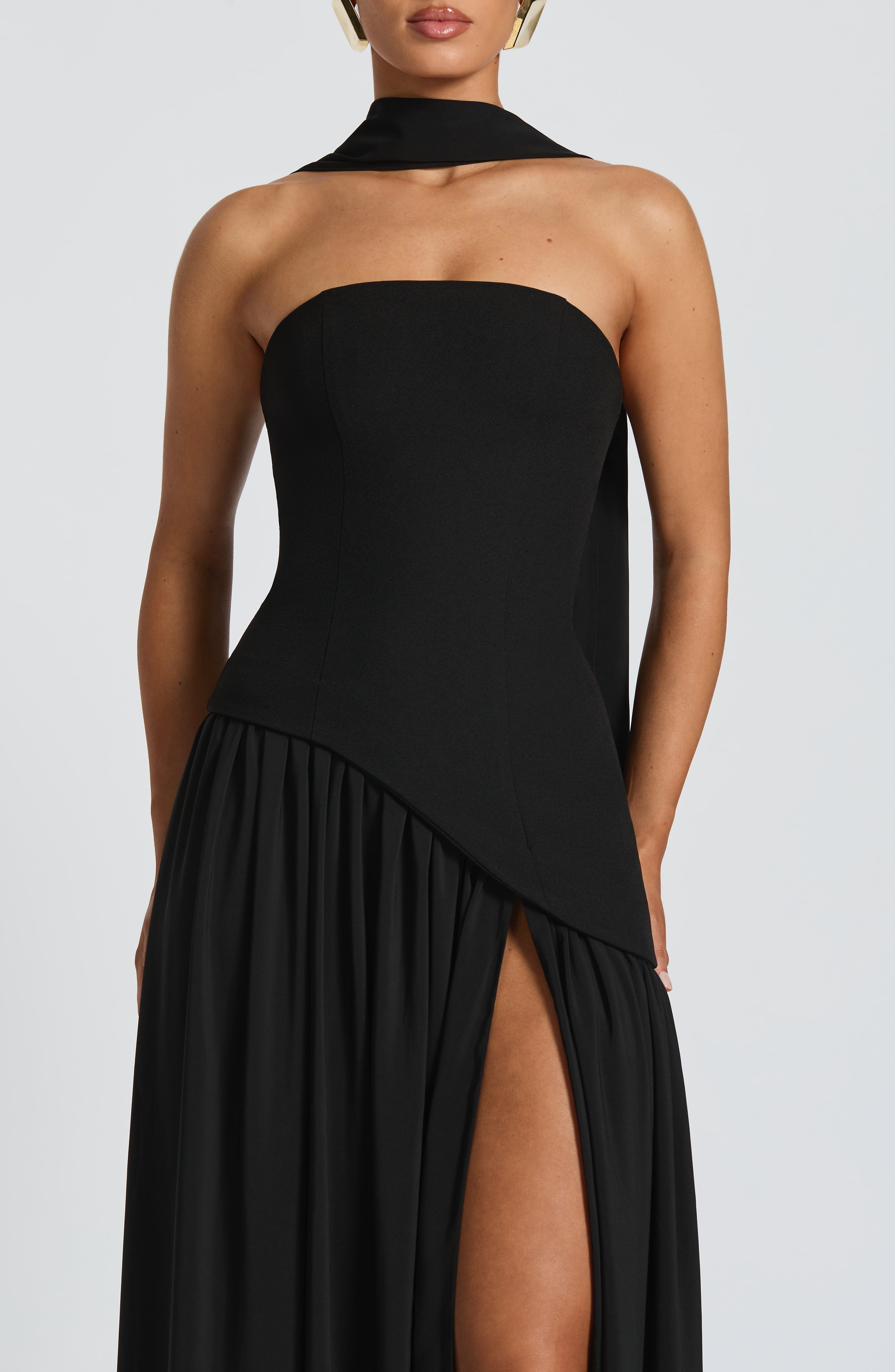Maliyah Maxi Dress - Black Dress Babyboo Fashion Premium Exclusive Design