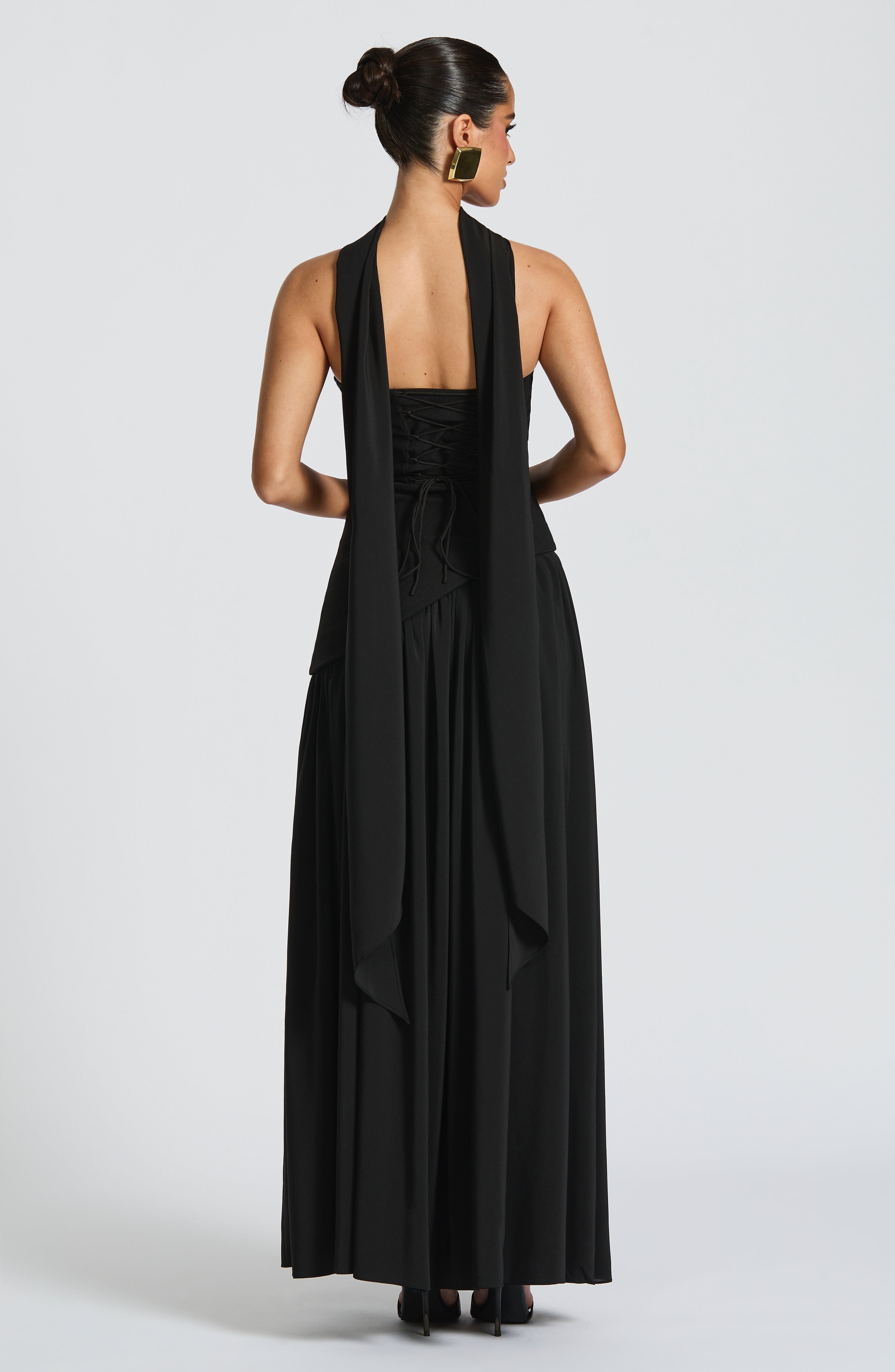 Maliyah Maxi Dress - Black Dress Babyboo Fashion Premium Exclusive Design