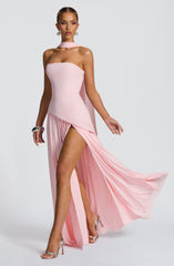 Maliyah Maxi Dress - Blush Dress Babyboo Fashion Premium Exclusive Design