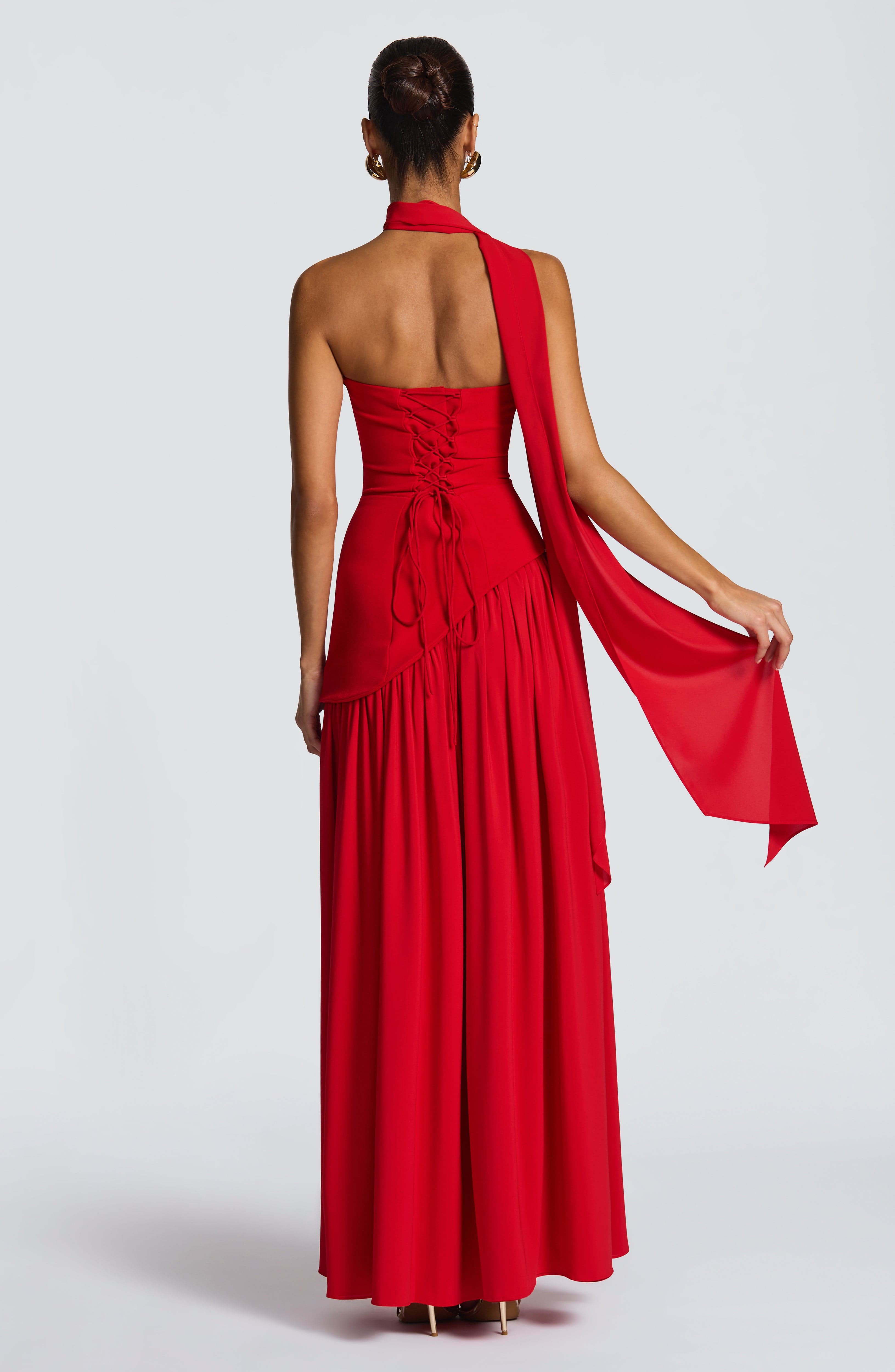 Maliyah Maxi Dress - Red Dress Babyboo Fashion Premium Exclusive Design