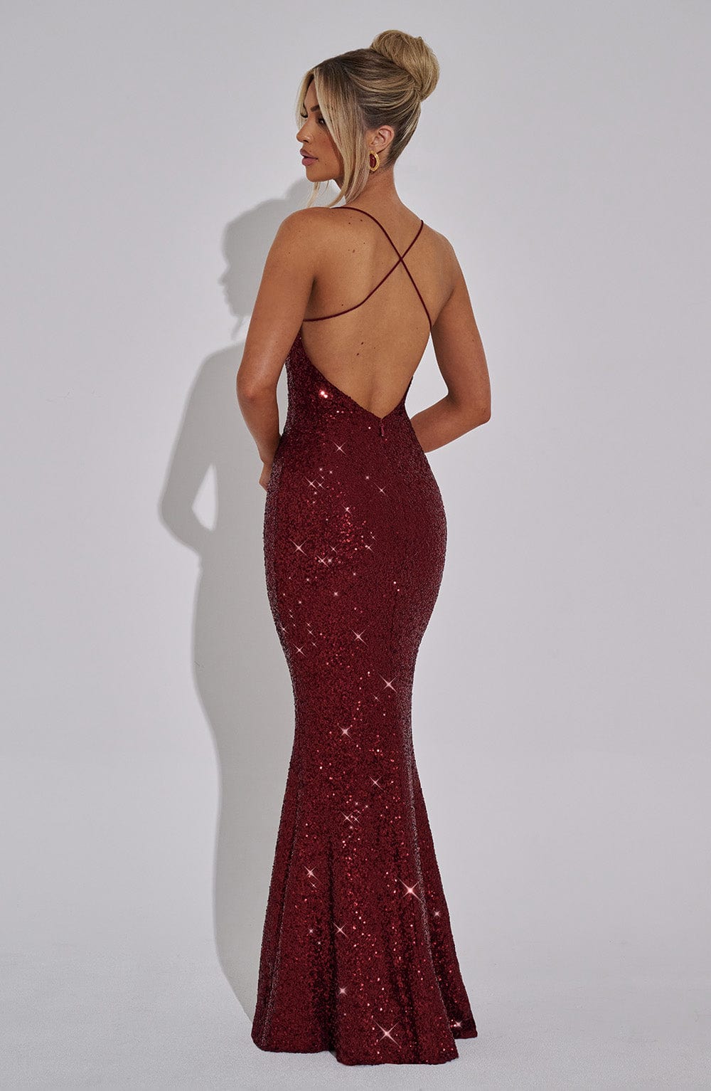 Meridith Maxi Dress - Wine Dress Babyboo Fashion Premium Exclusive Design