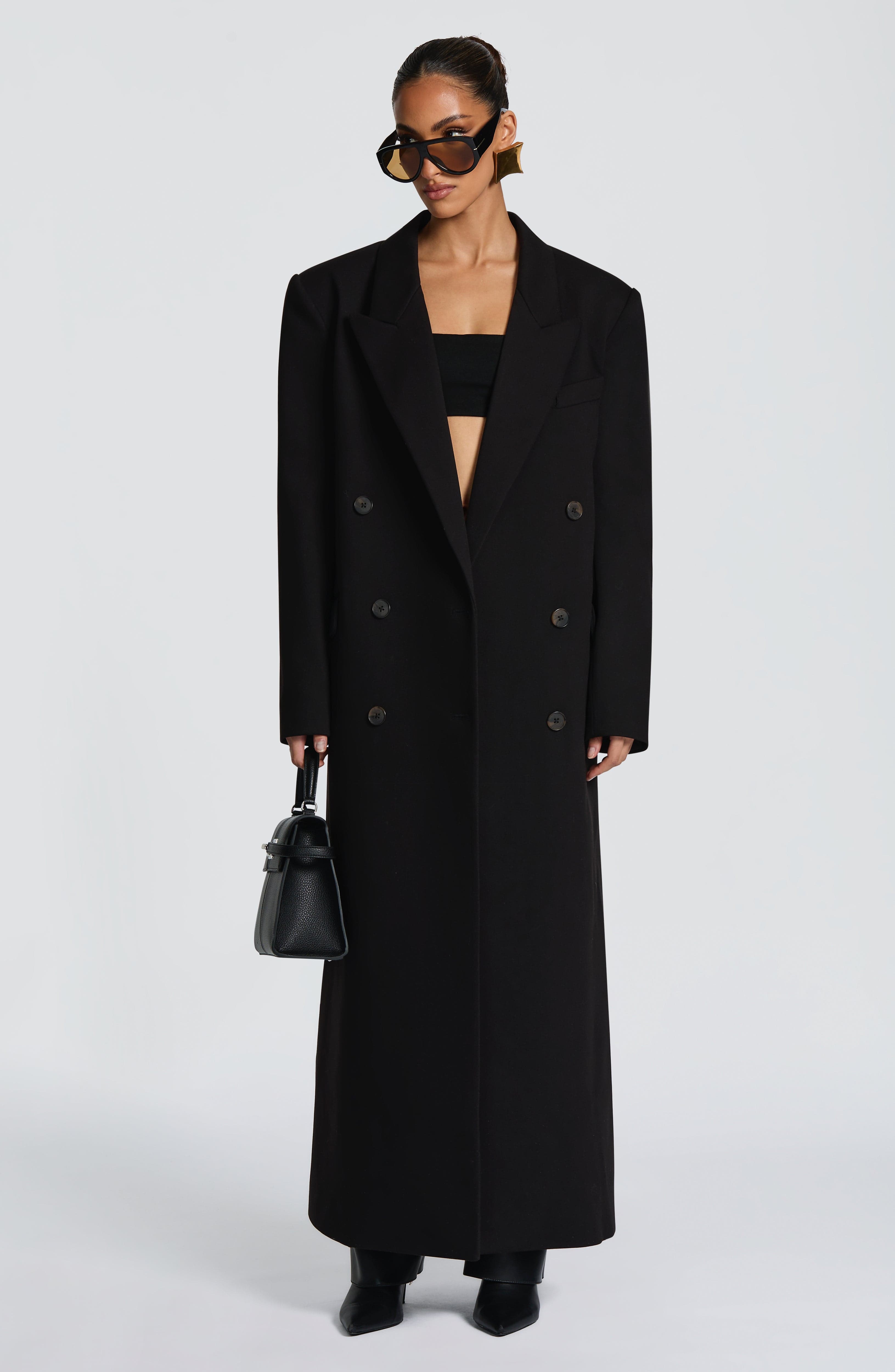 Michelle Coat - Black Jacket Babyboo Fashion Premium Exclusive Design