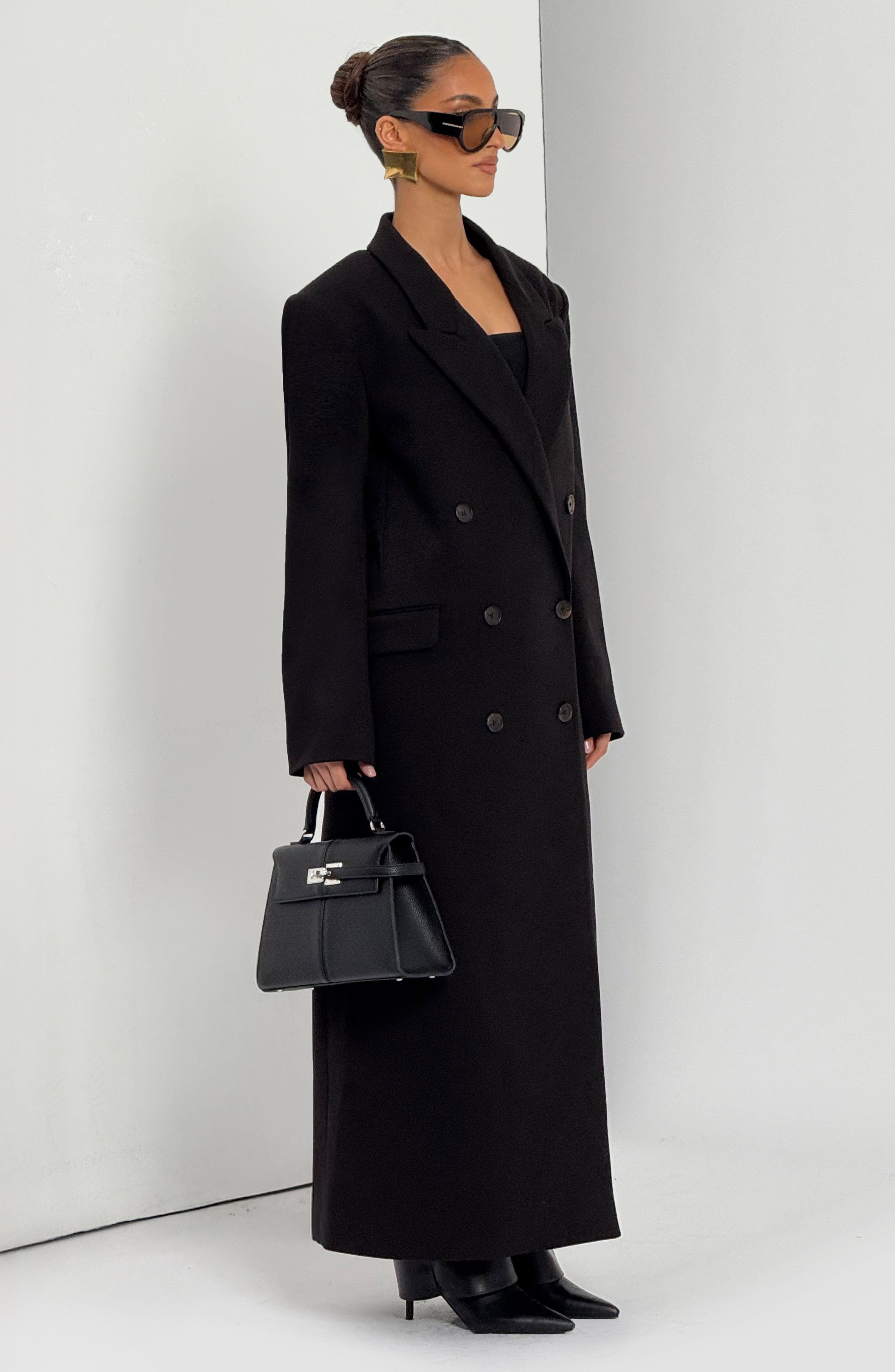 Michelle Coat - Black Jacket Babyboo Fashion Premium Exclusive Design