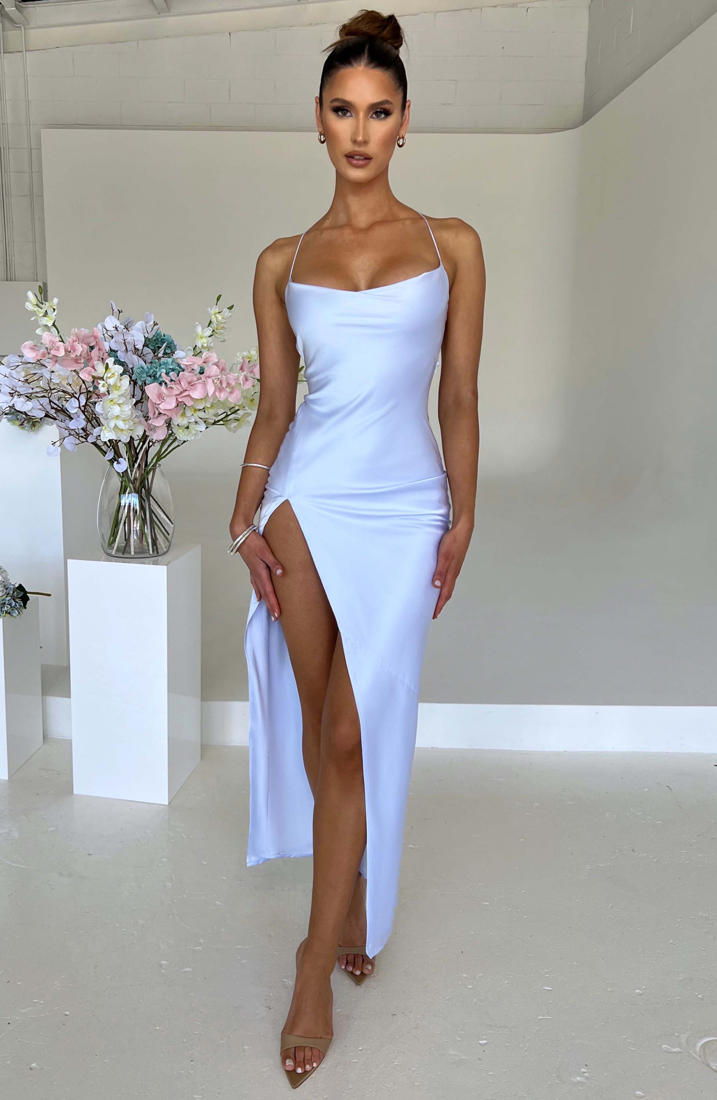Misha Maxi Dress - Baby Blue Dress Babyboo Fashion Premium Exclusive Design