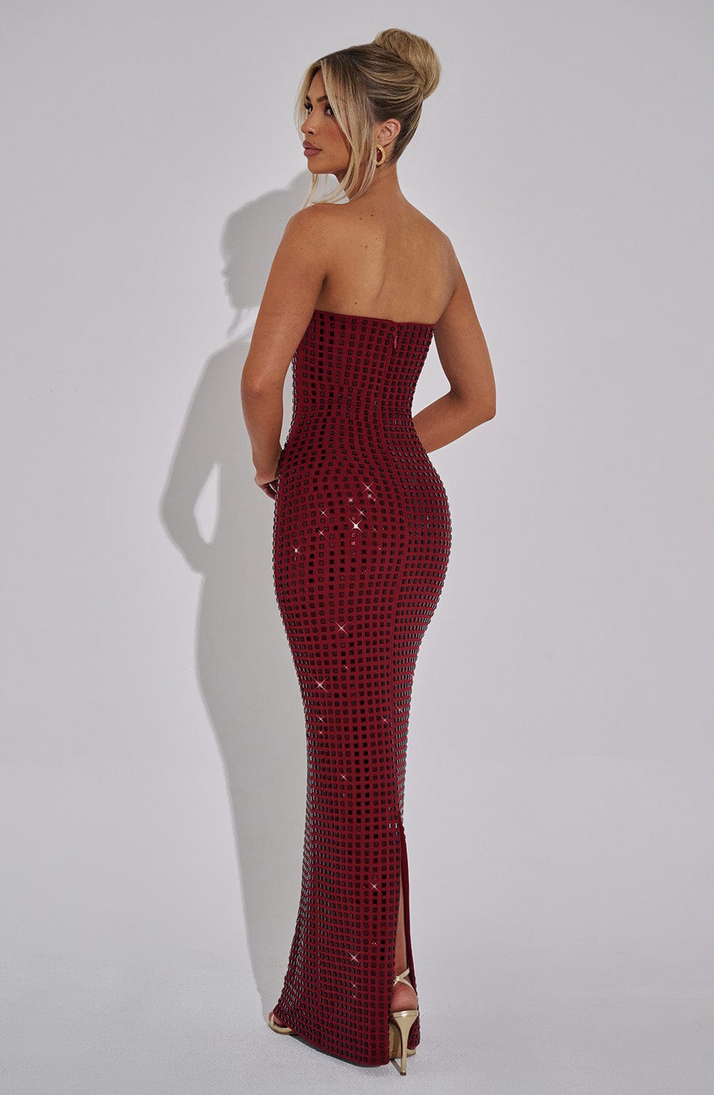 Neriah Maxi Dress - Wine Dress Babyboo Fashion Premium Exclusive Design